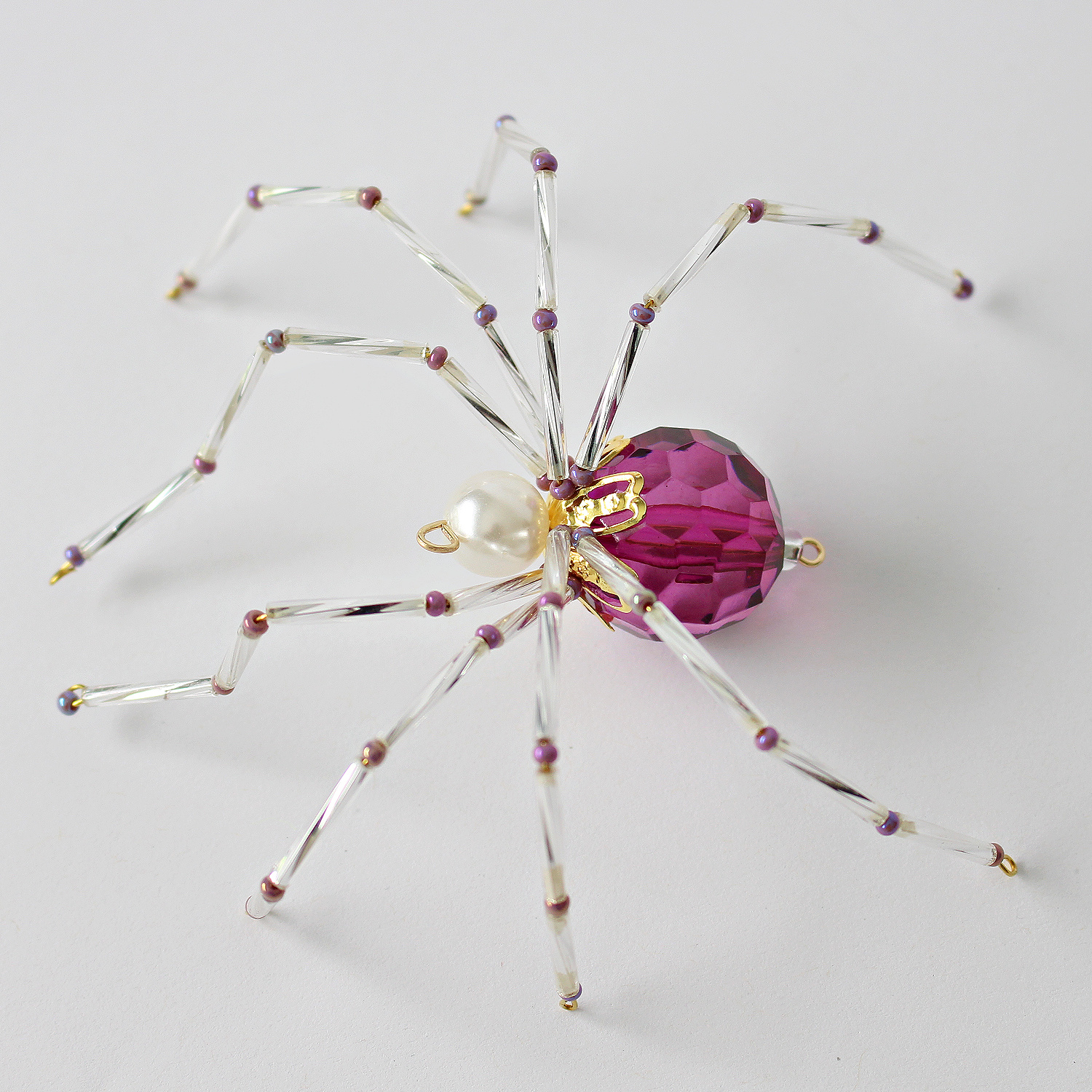 Beaded Christmas Spider Ornaments for Sale