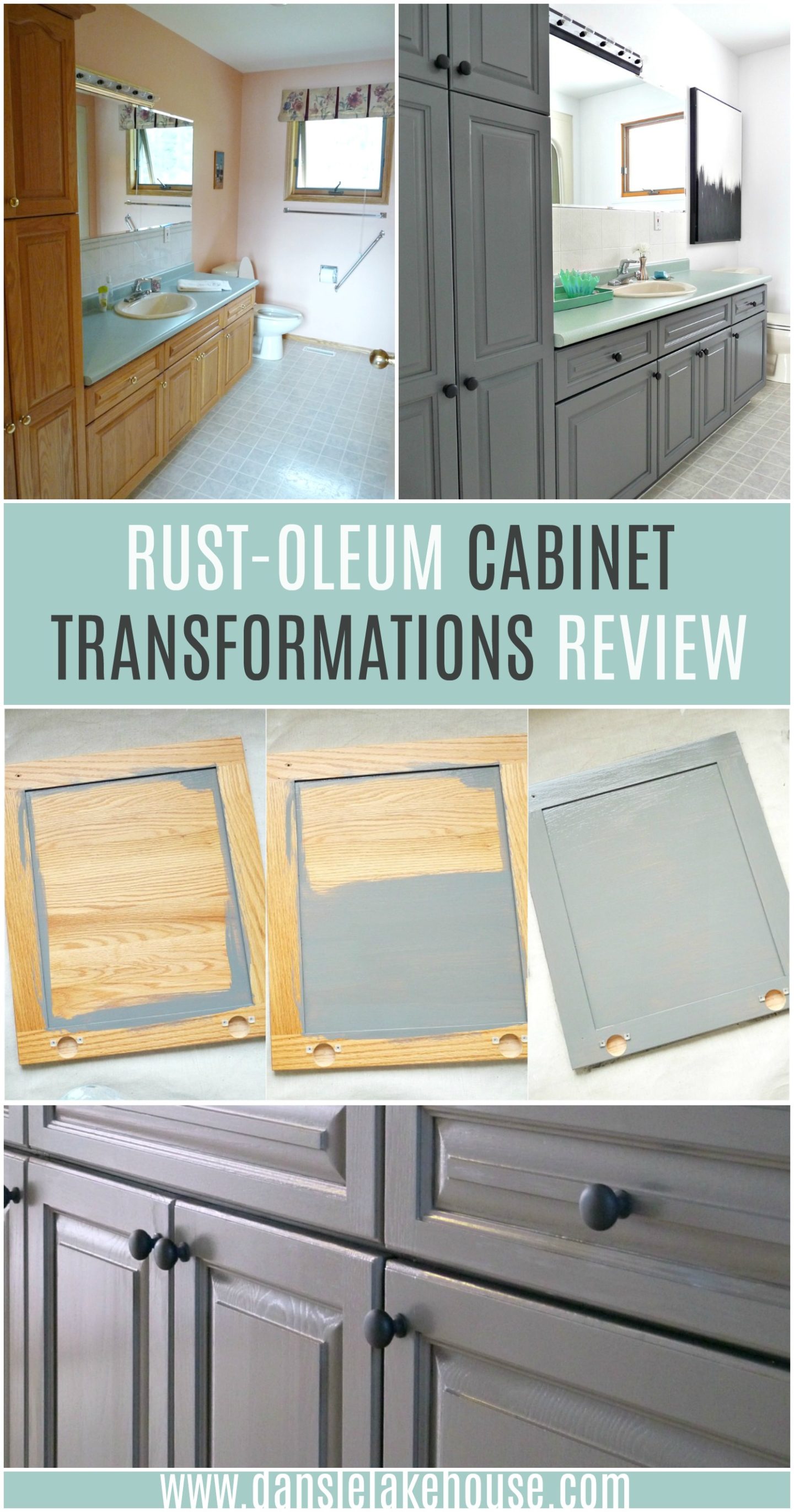 How To Refinish Bathroom Cabinets Easily Rust Oleum Cabinet