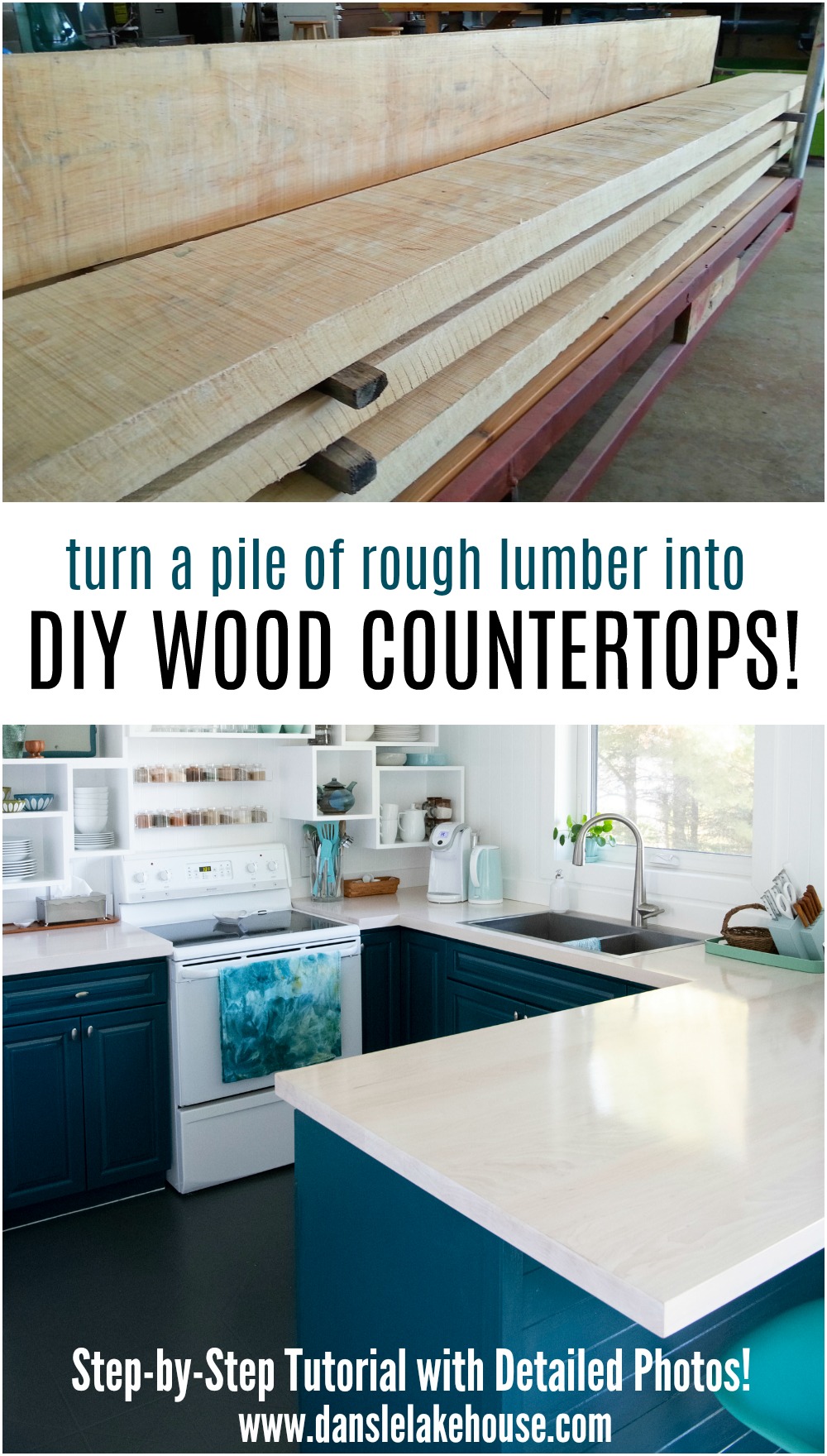 Solid Maple Diy Wood Countertops How To Make Wood Counters