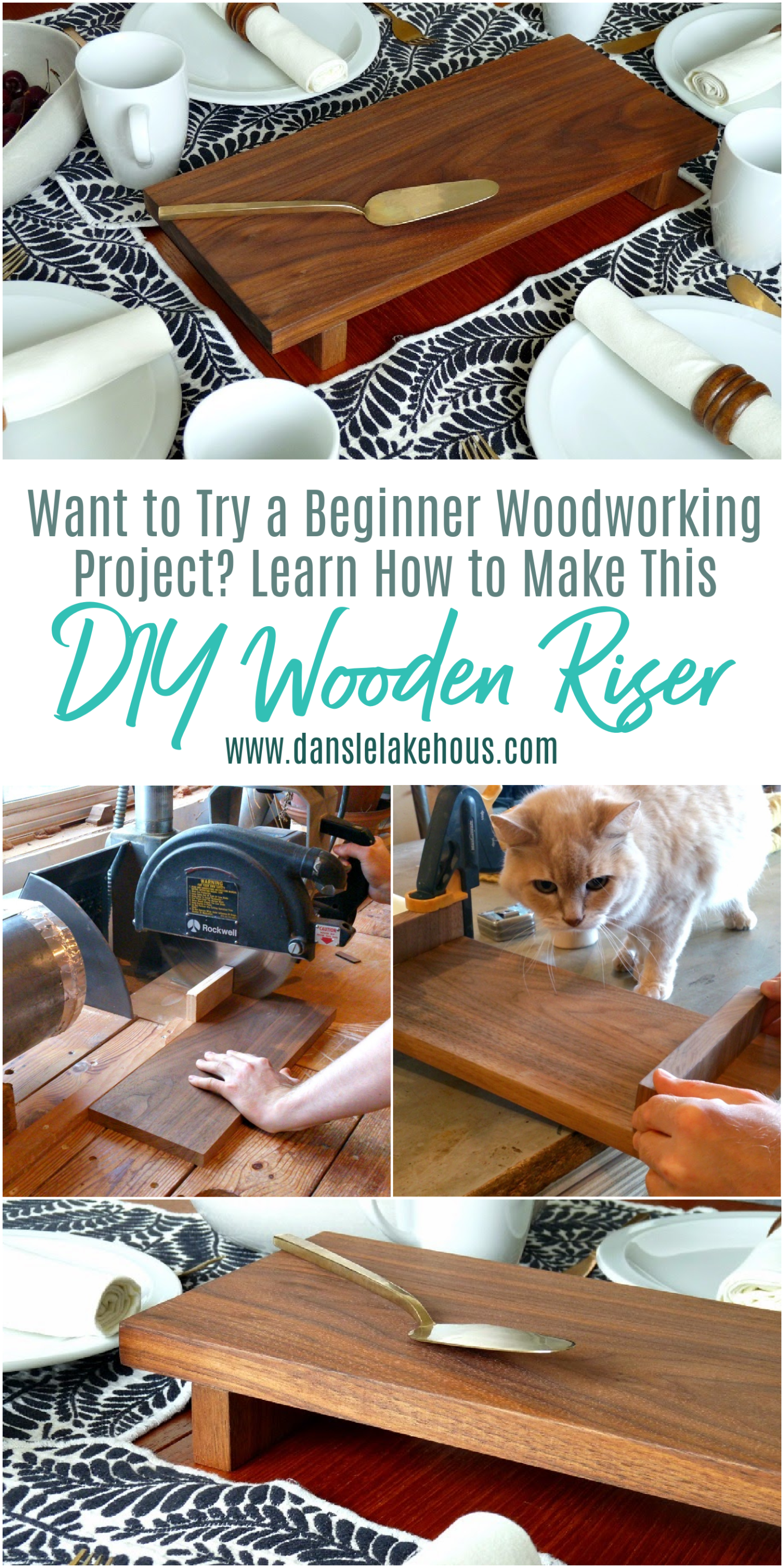 How to Make a DIY Wooden Riser