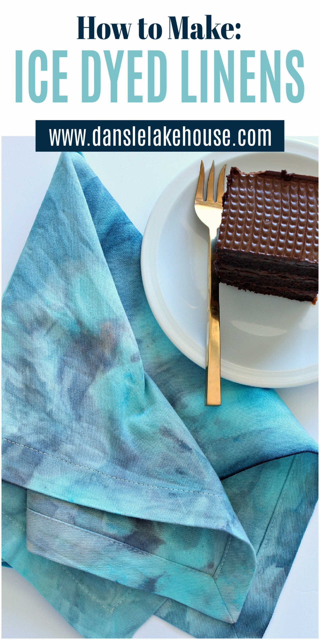 How to Make Ice Dyed Linens