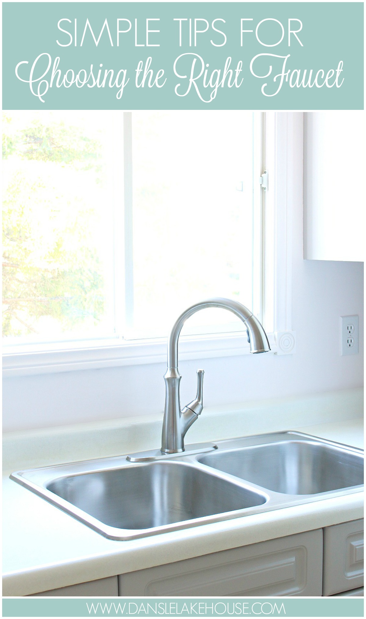 Simple Tips for Choosing the Right Kitchen Faucet | Pfister Tamera Faucet Review | Dans le Lakehouse #kitchenmakeover #kitchenfaucet #tips