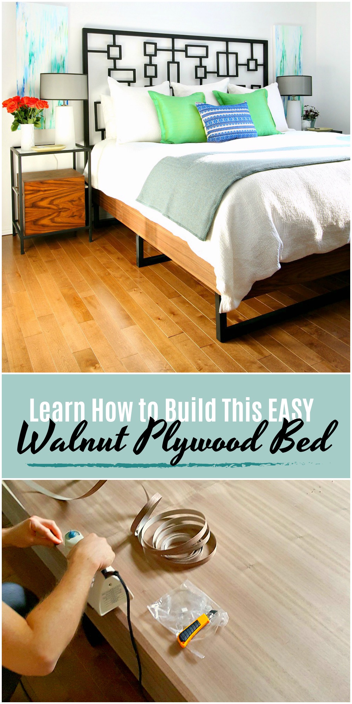 how to make a plywood bed