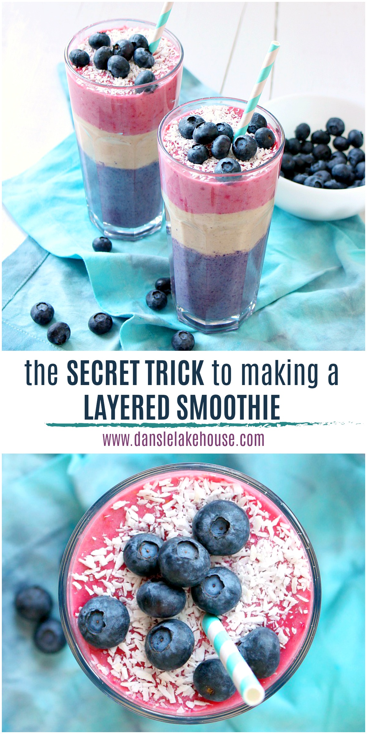 How to make a layered smoothie