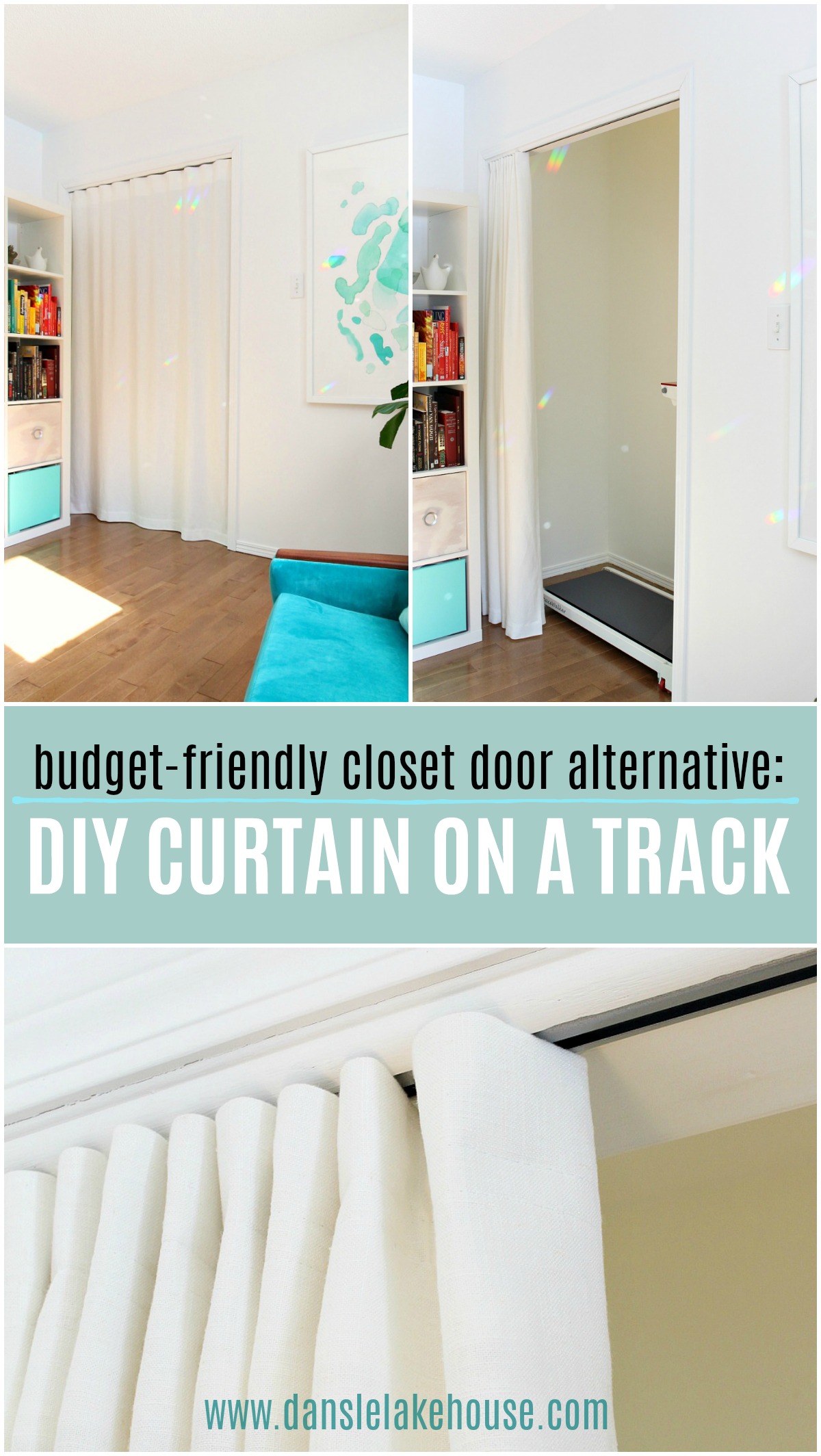 How to Sew a Closet Curtain