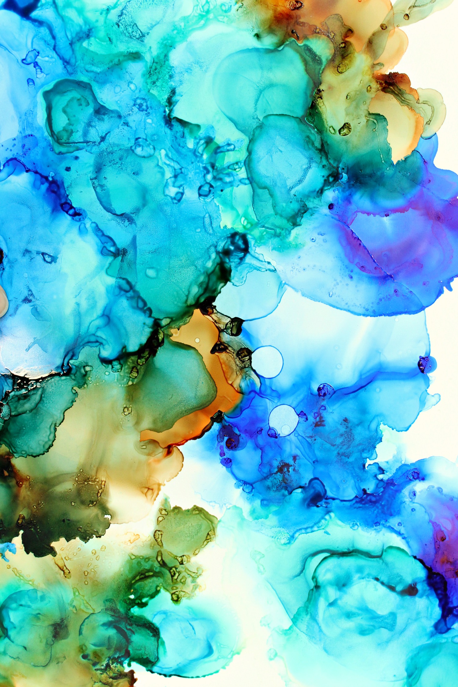 Easy Alcohol Ink Art Tutorial Dans Le Lakehouse
