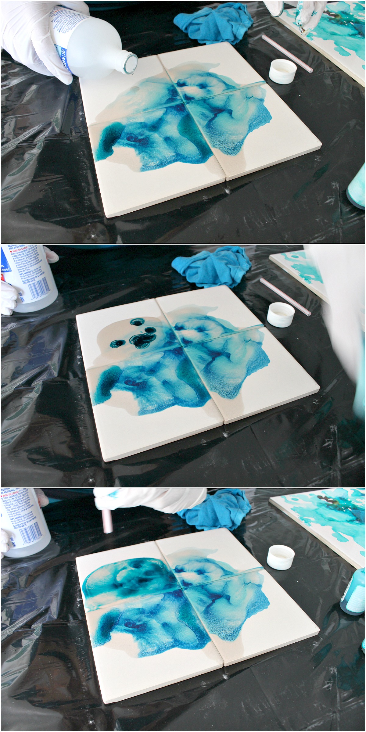 How to Use Alcohol Inks on Bisque