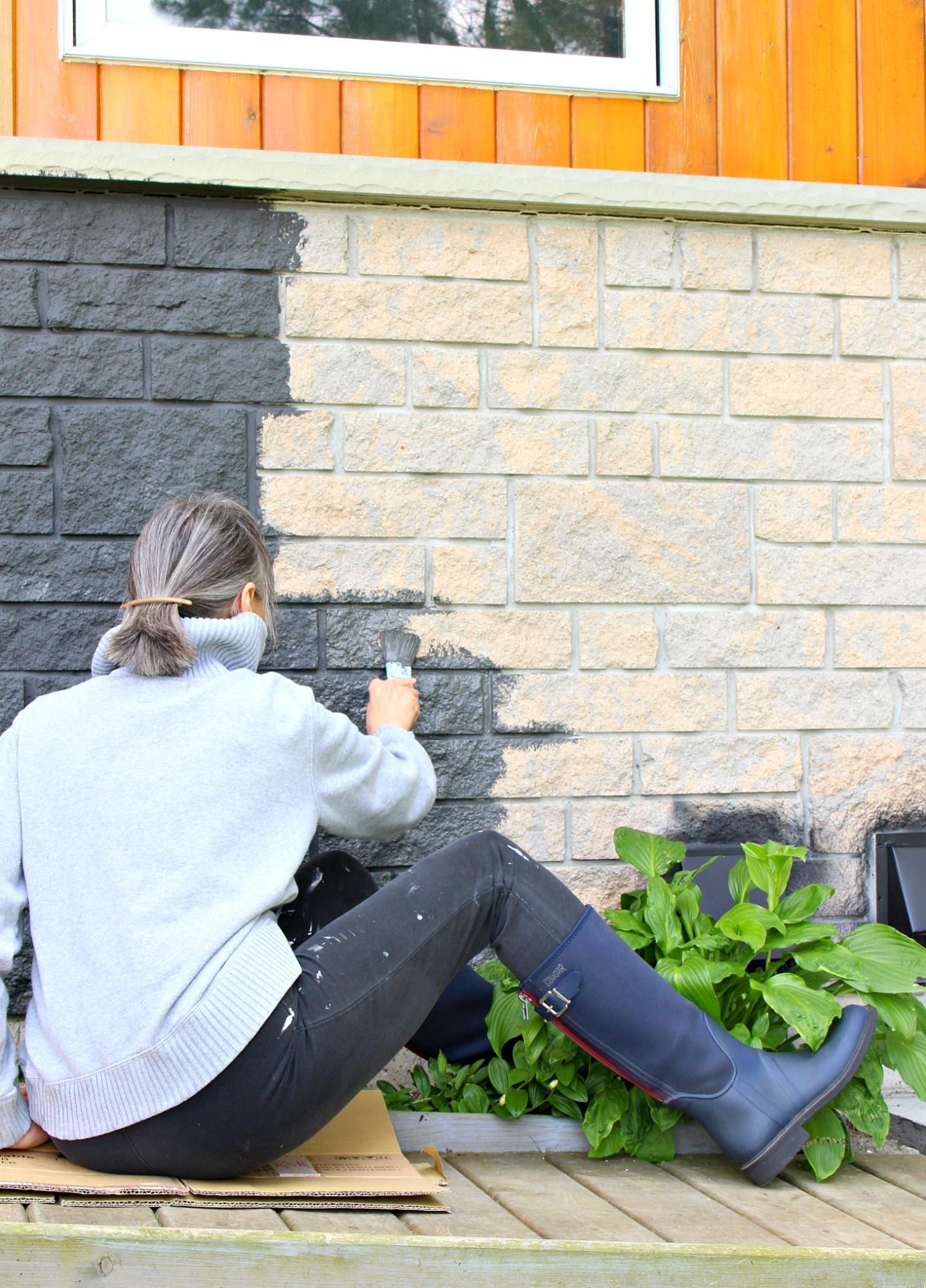 How to Paint Manufactured Stone Exterior