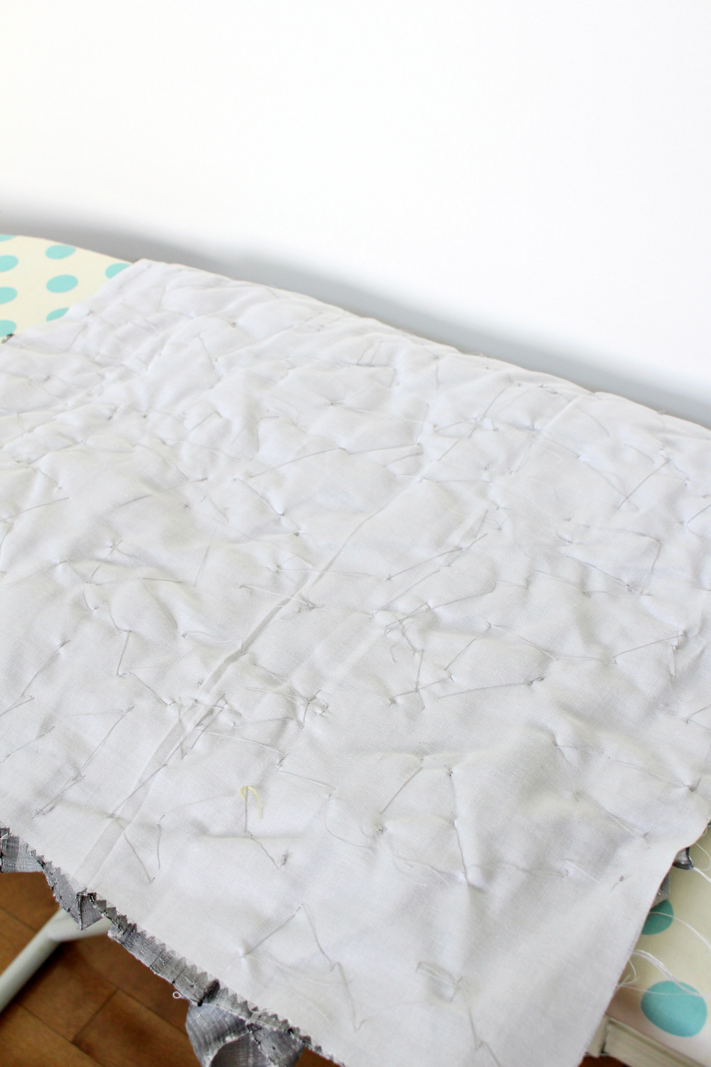 DIY folded silk pillow tutorial 