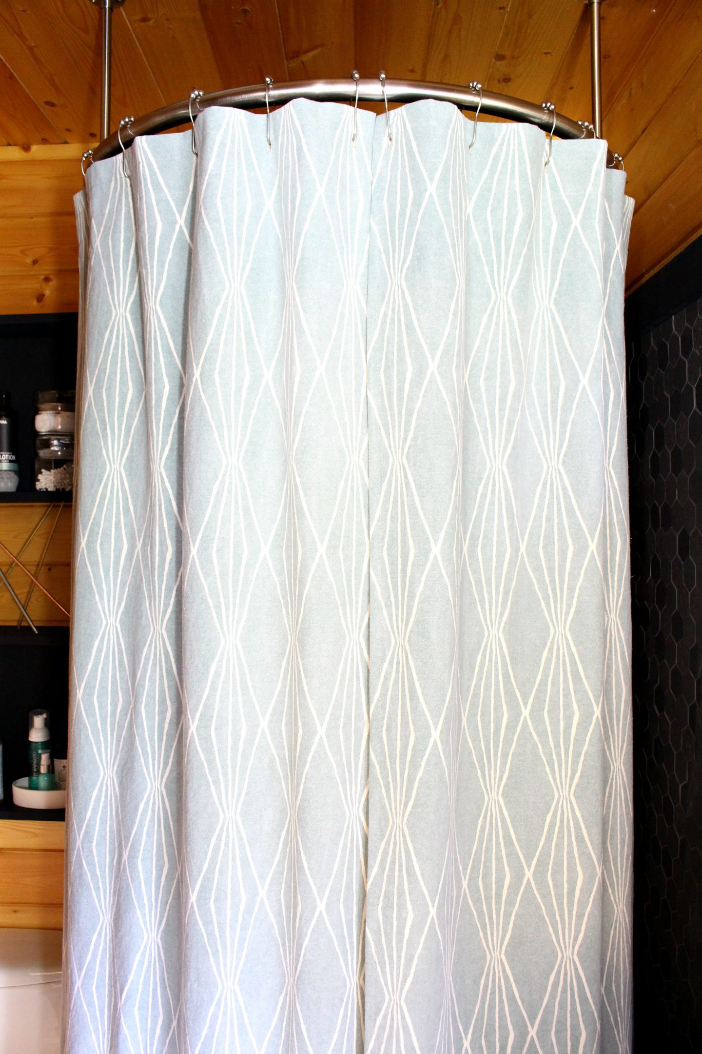 How To Sew A Shower Curtain With Lining, Homemade Shower Curtain Ideas