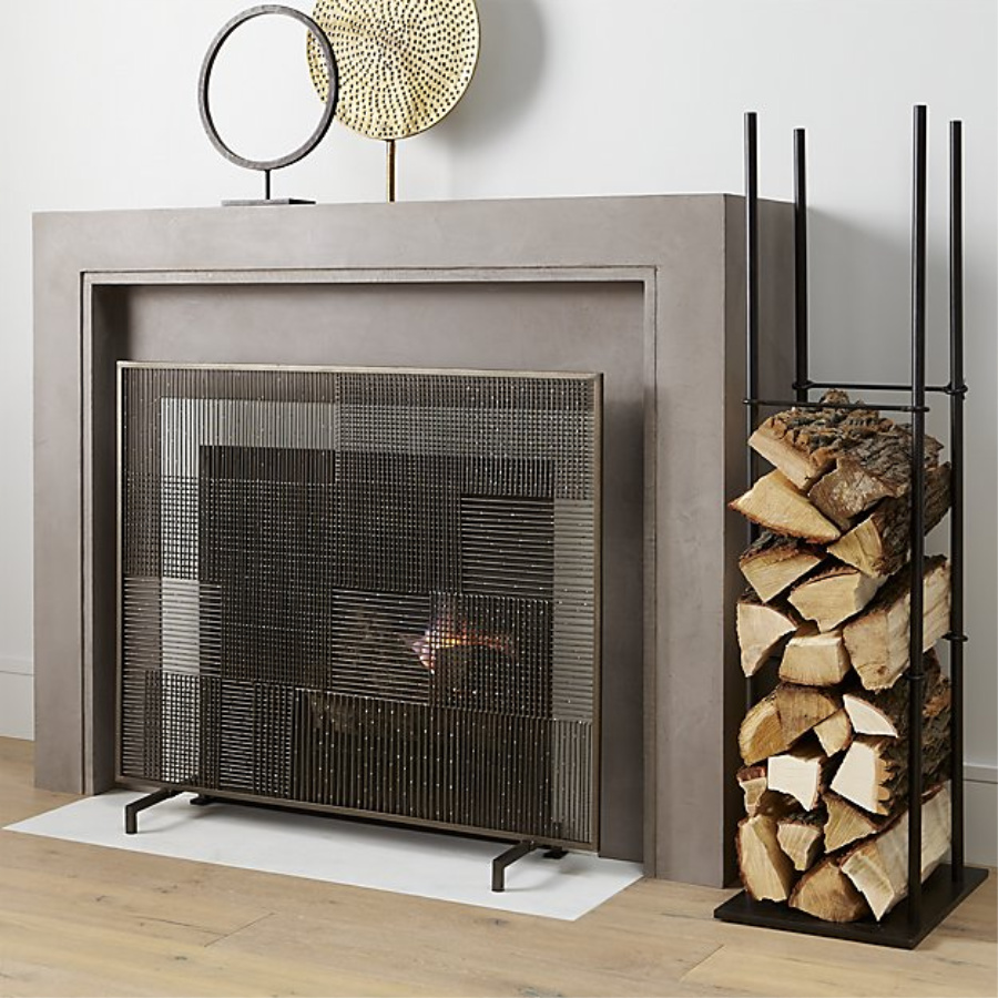 10 Modern Log Holders Dans Le Lakehouse