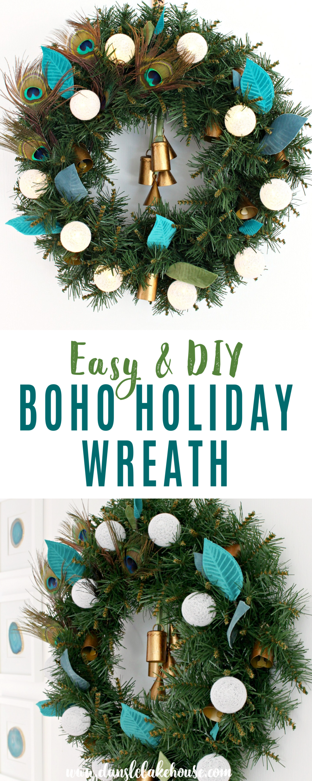 Easy DIY Boho Wreath
