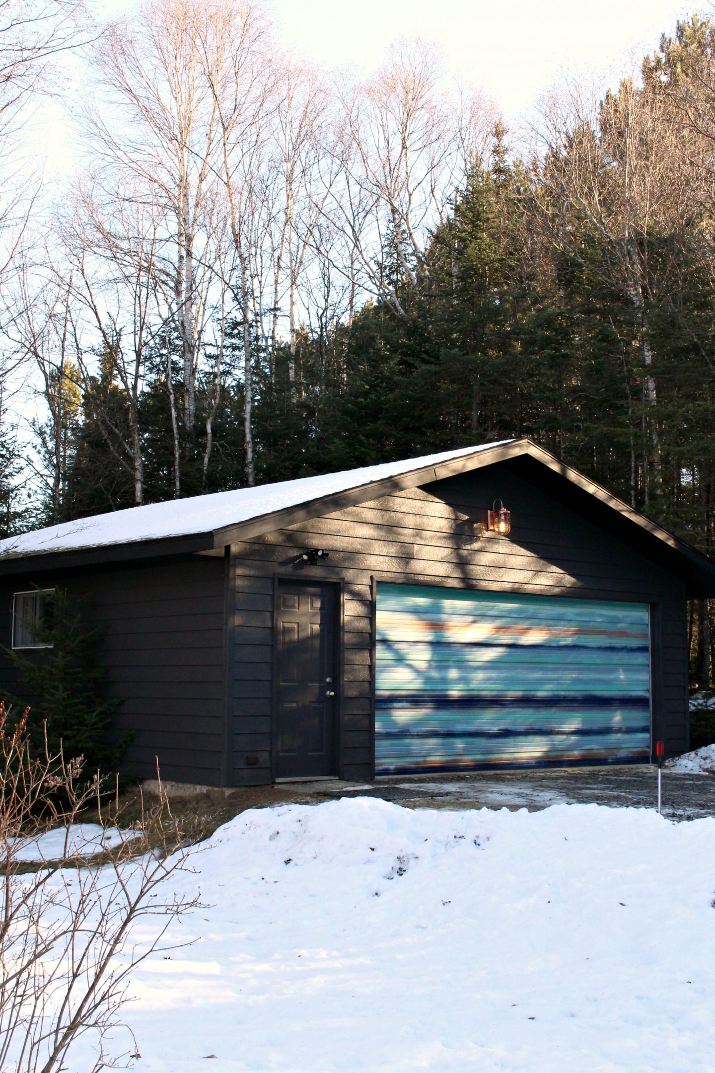 New Copper Outdoor Lights Garage Makeover Before After Dans Le New Copper Outdoor Lights Garage Makeover Before After