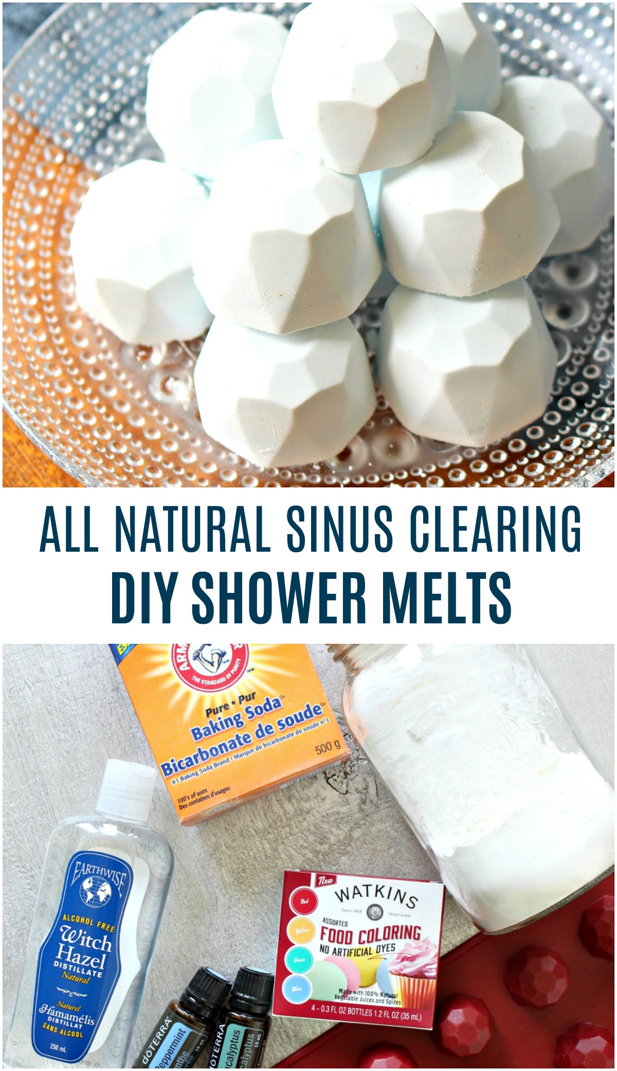 All Natural Sinus Clearing Shower Melts
