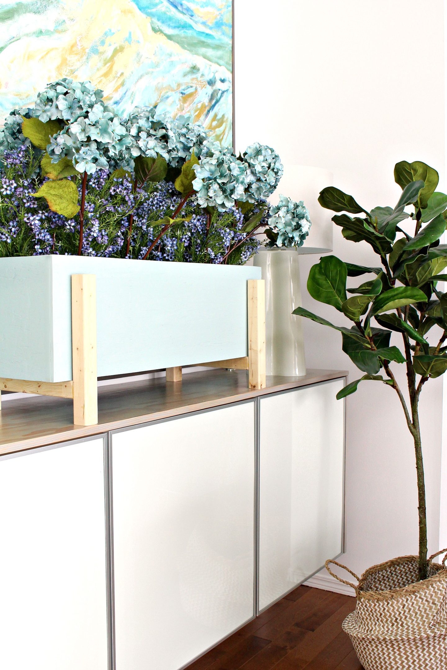 DIY Modern Flower Box