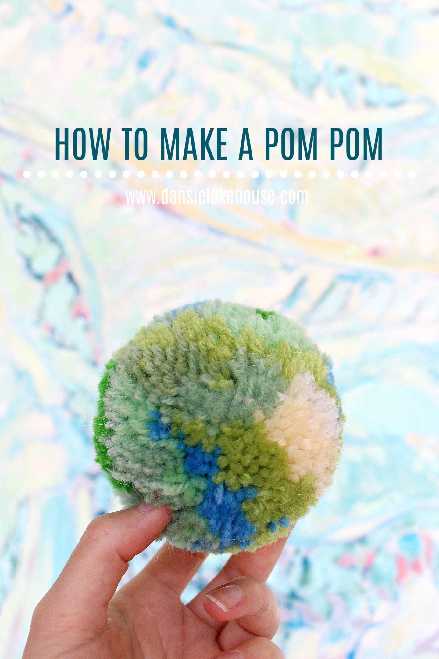 How to Make a Multi-Colored Pom Pom
