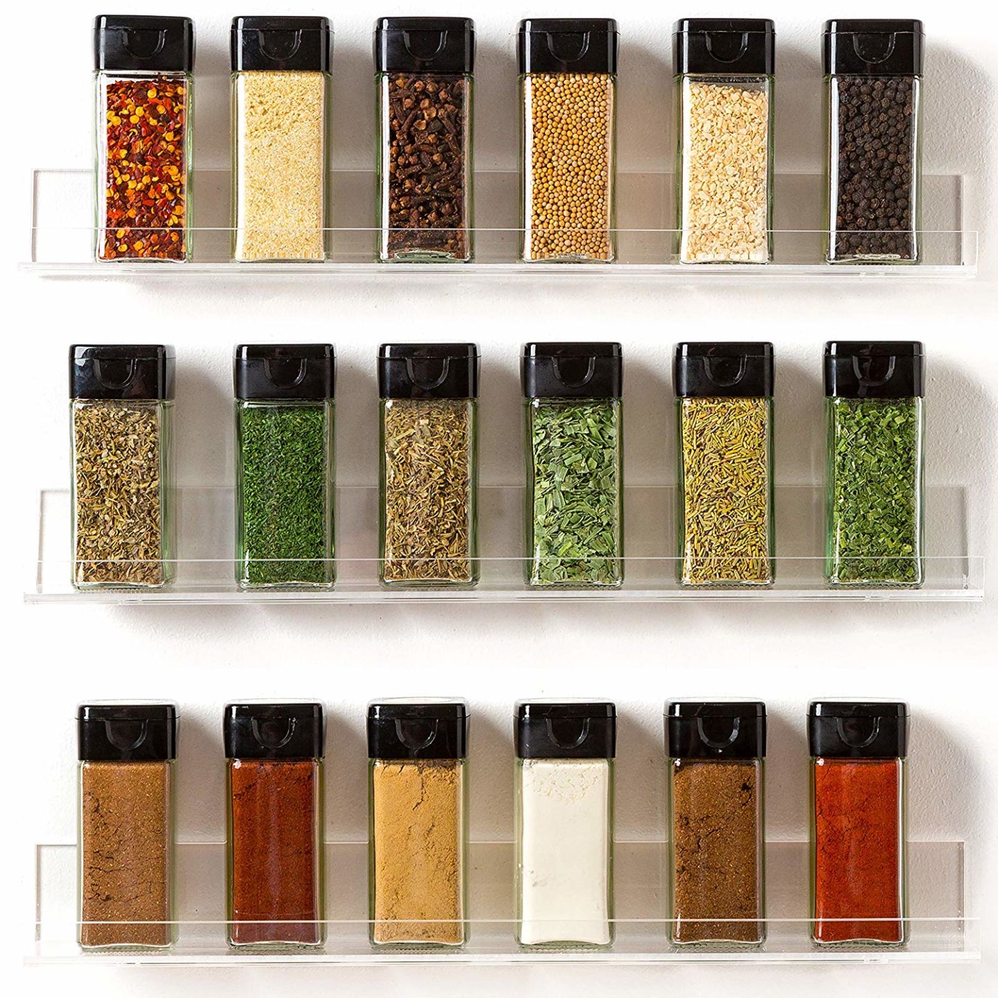 Modern Acrylic Clear Spice Rack Hack + 10 Modern Spice Storage Options