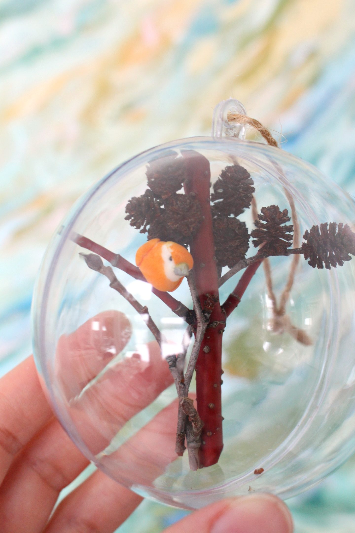 Foraged Fillable Ornament DIY