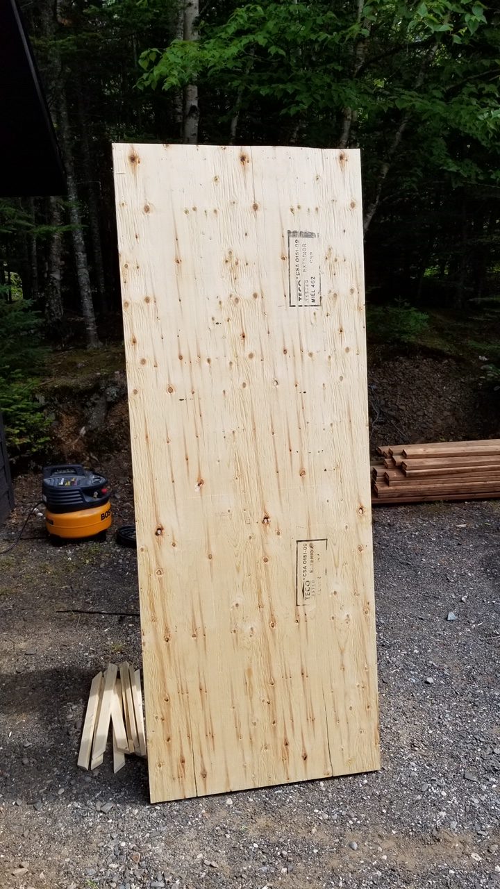 Easy DIY Plywood Door