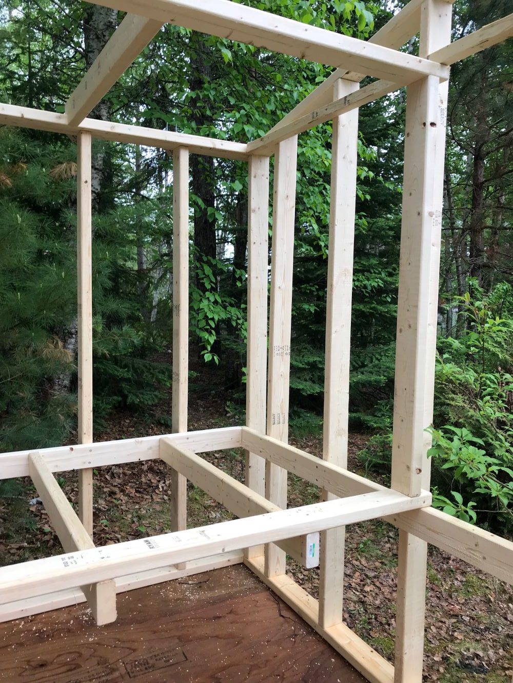 Framing Out a Chicken Coop