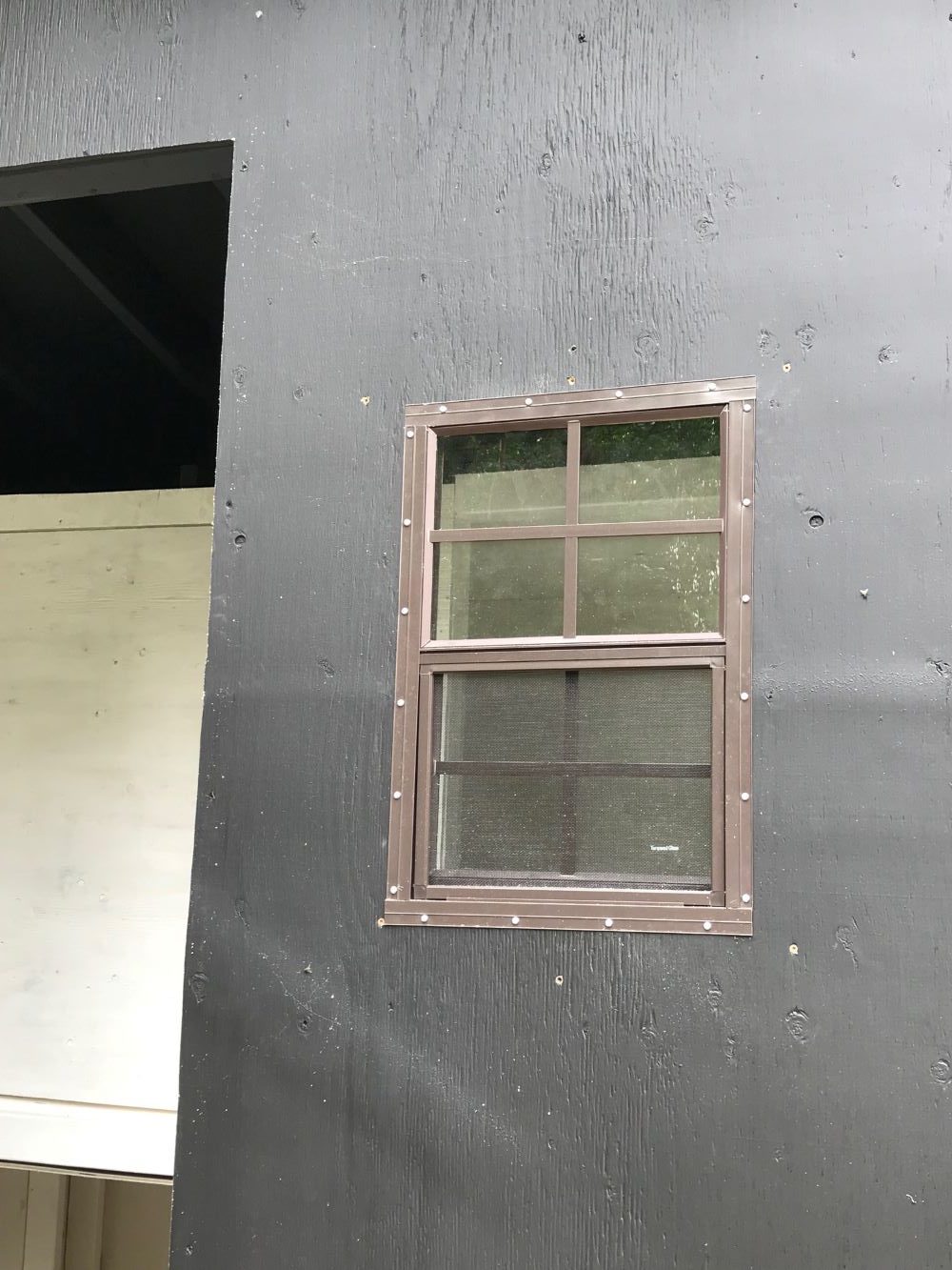Add a Shed Window to Chicken Coop