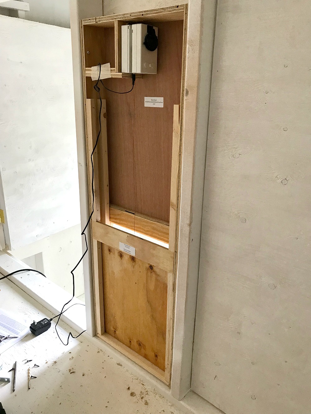 Automatic Chicken Coop Door Installation