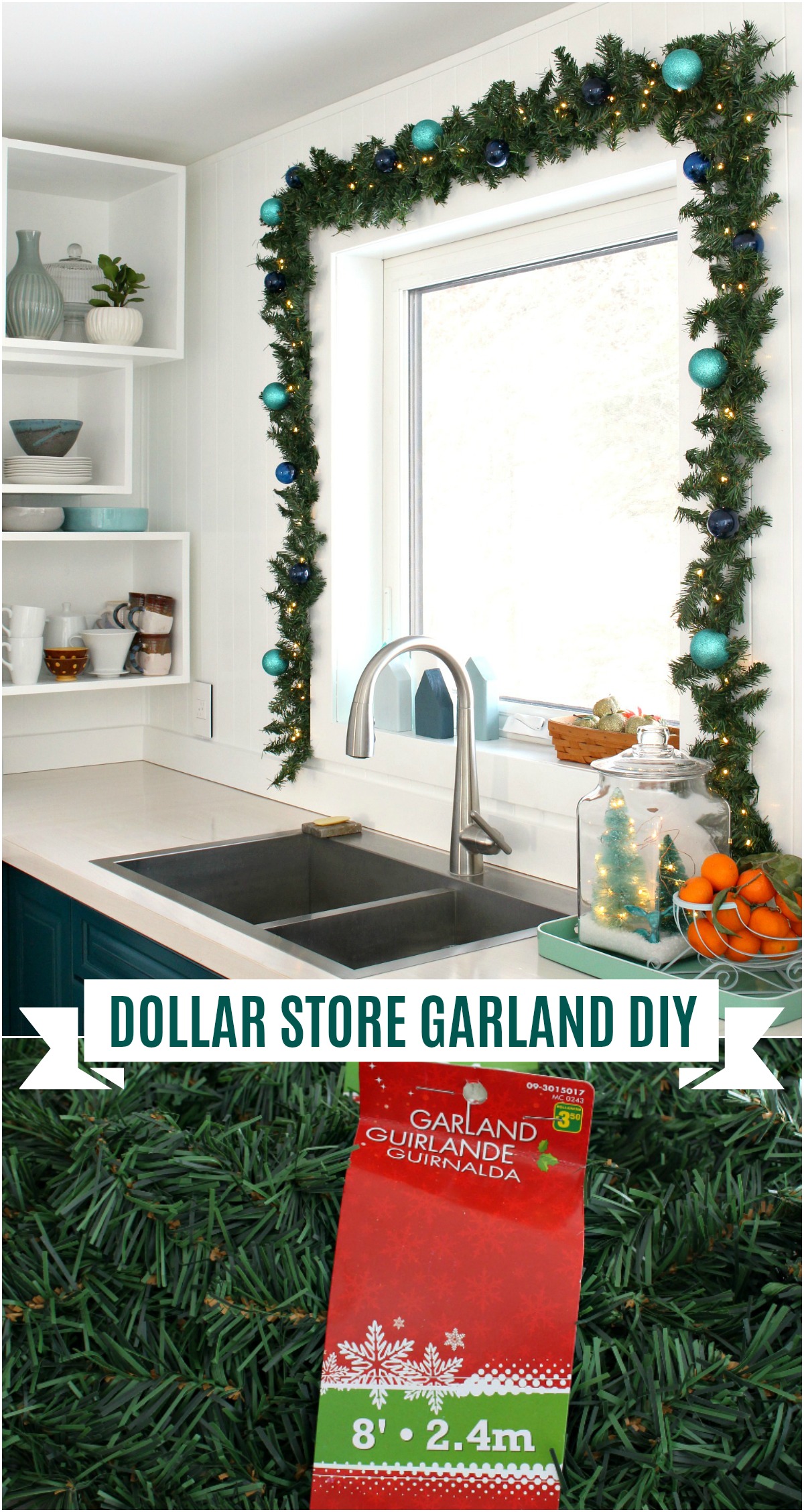 Dollar Store Garland DIY | Lighted Garland For Less