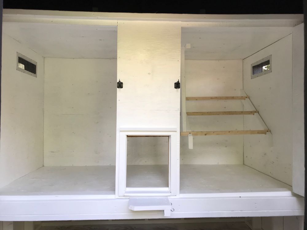DIY Chicken Coop Built Inside a Shed