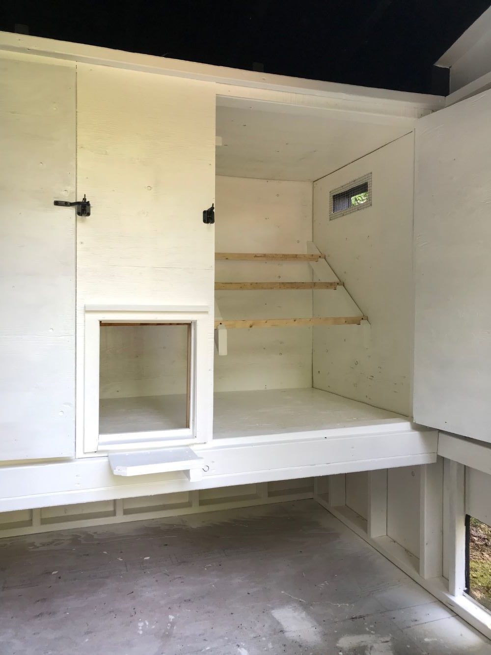 Modern Chicken Coop DIY Inside a Barn