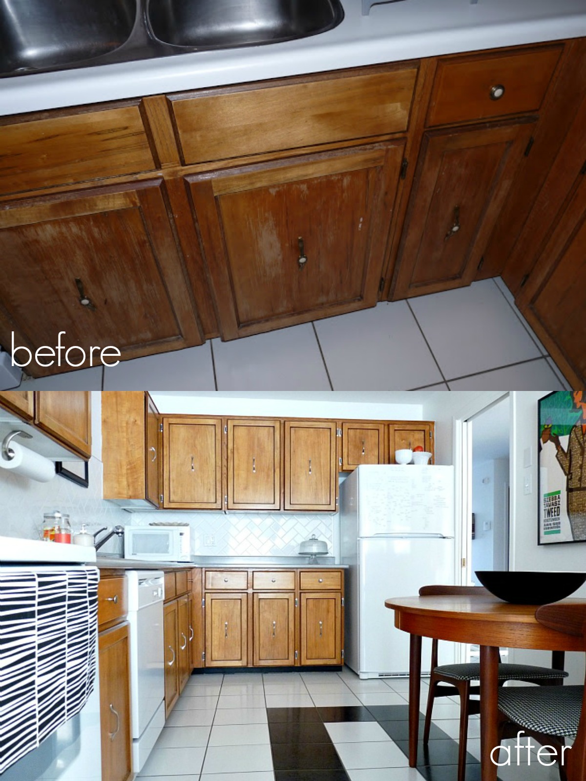 Diy Re Varnished Cabinet Fronts How To Restore Kitchen Cabinetry