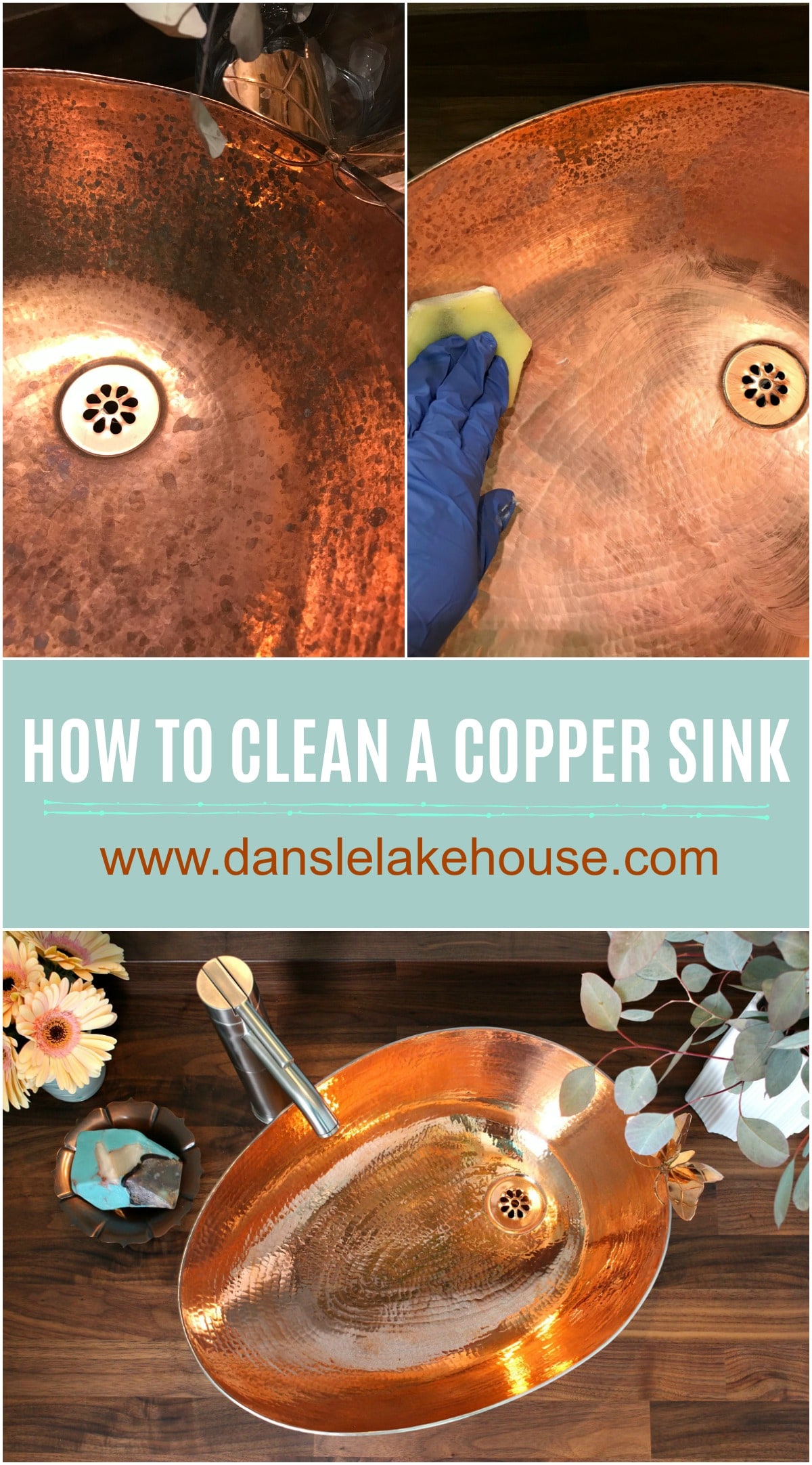 Did My Copper Sink Patina How To Clean A Copper Sink Dans Le Lakehouse