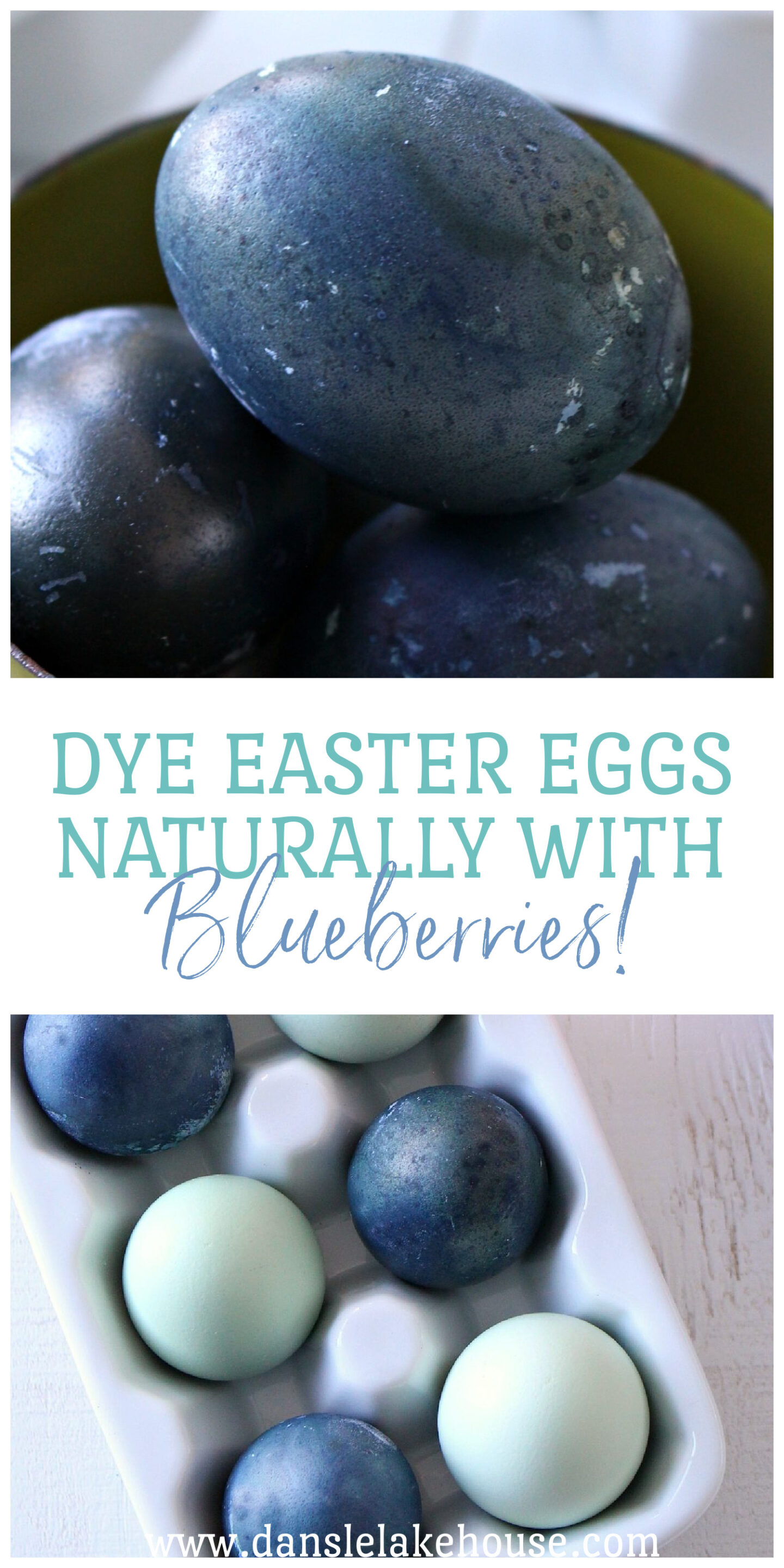 Dye Easter Eggs Naturally with Blueberries