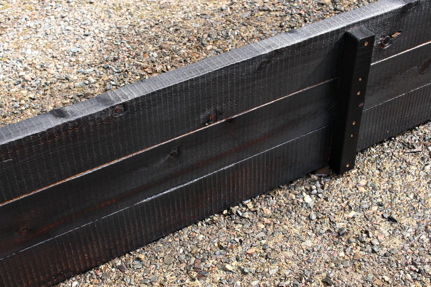 Easy DIY Cold Frame Garden Beds with Shou Sugi Ban Finish