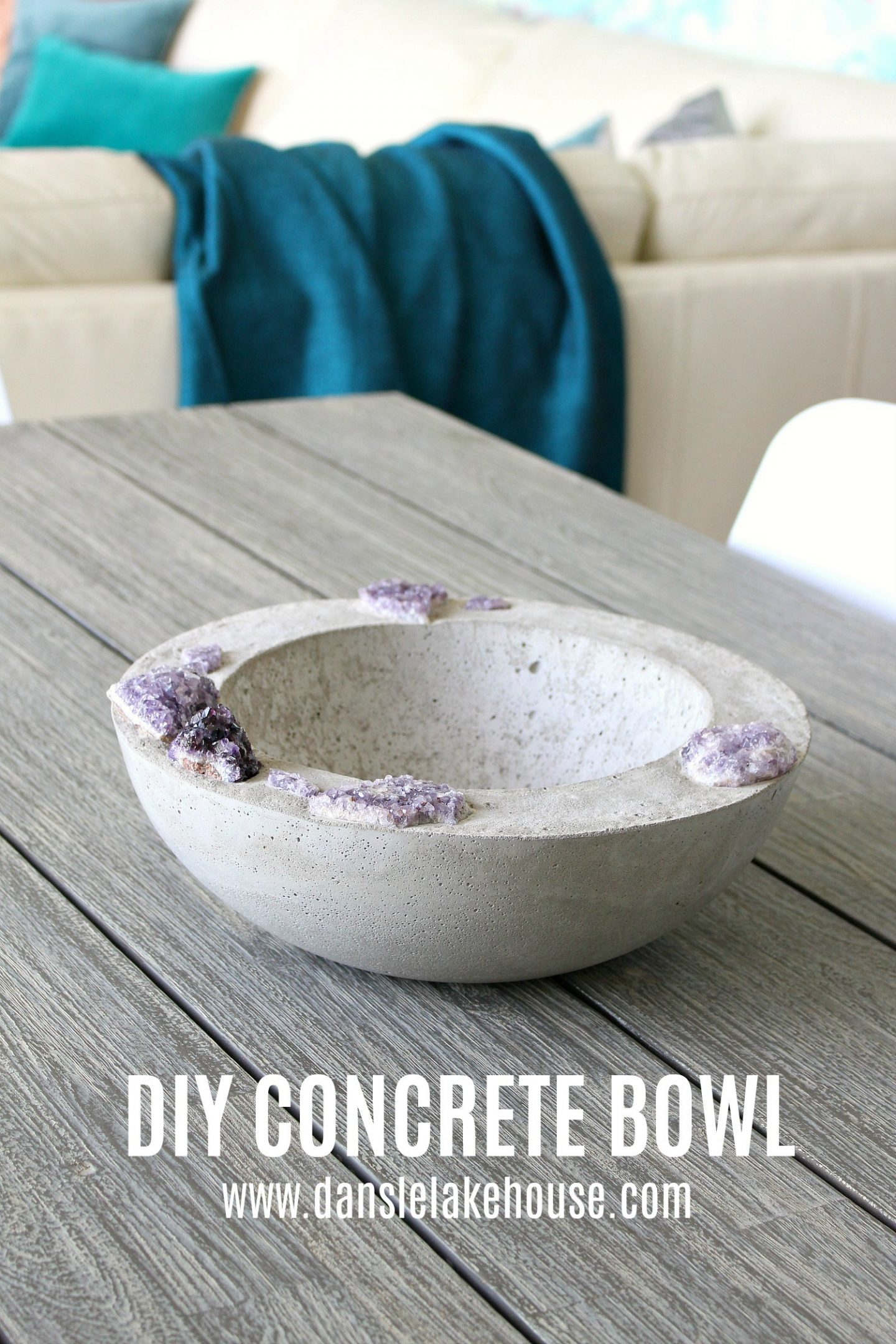 DIY Concrete Bowl Tutorial