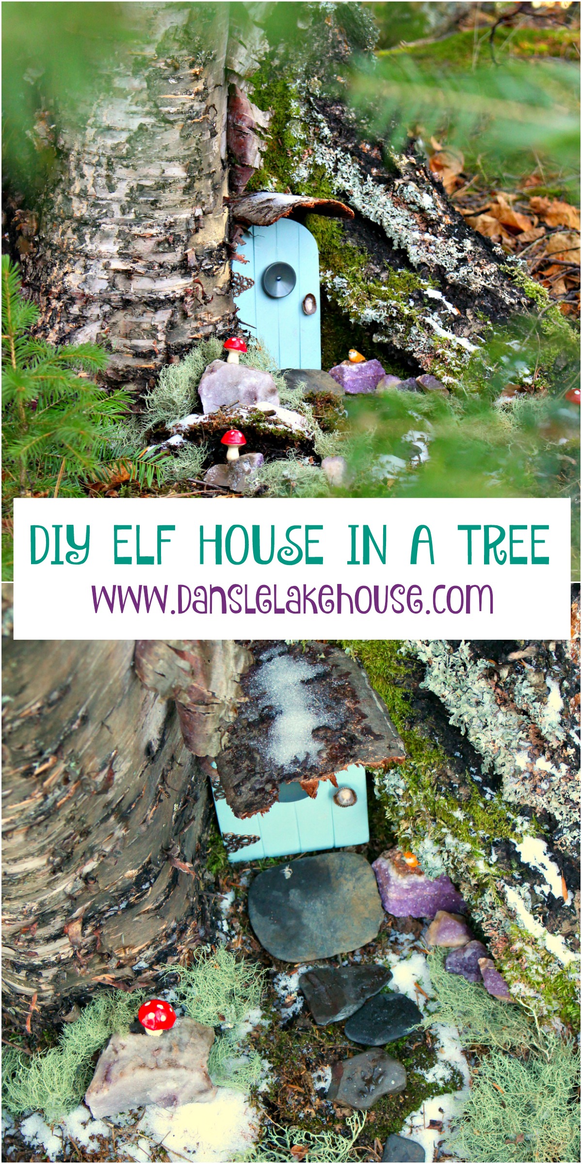 DIY Elf House in a Tree Project
