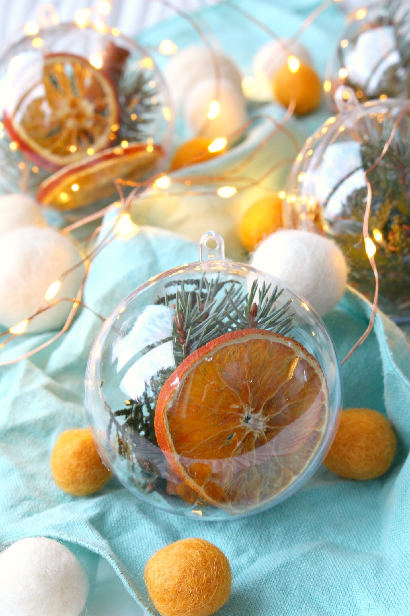 Dried Orange Slice and Spice Ornament