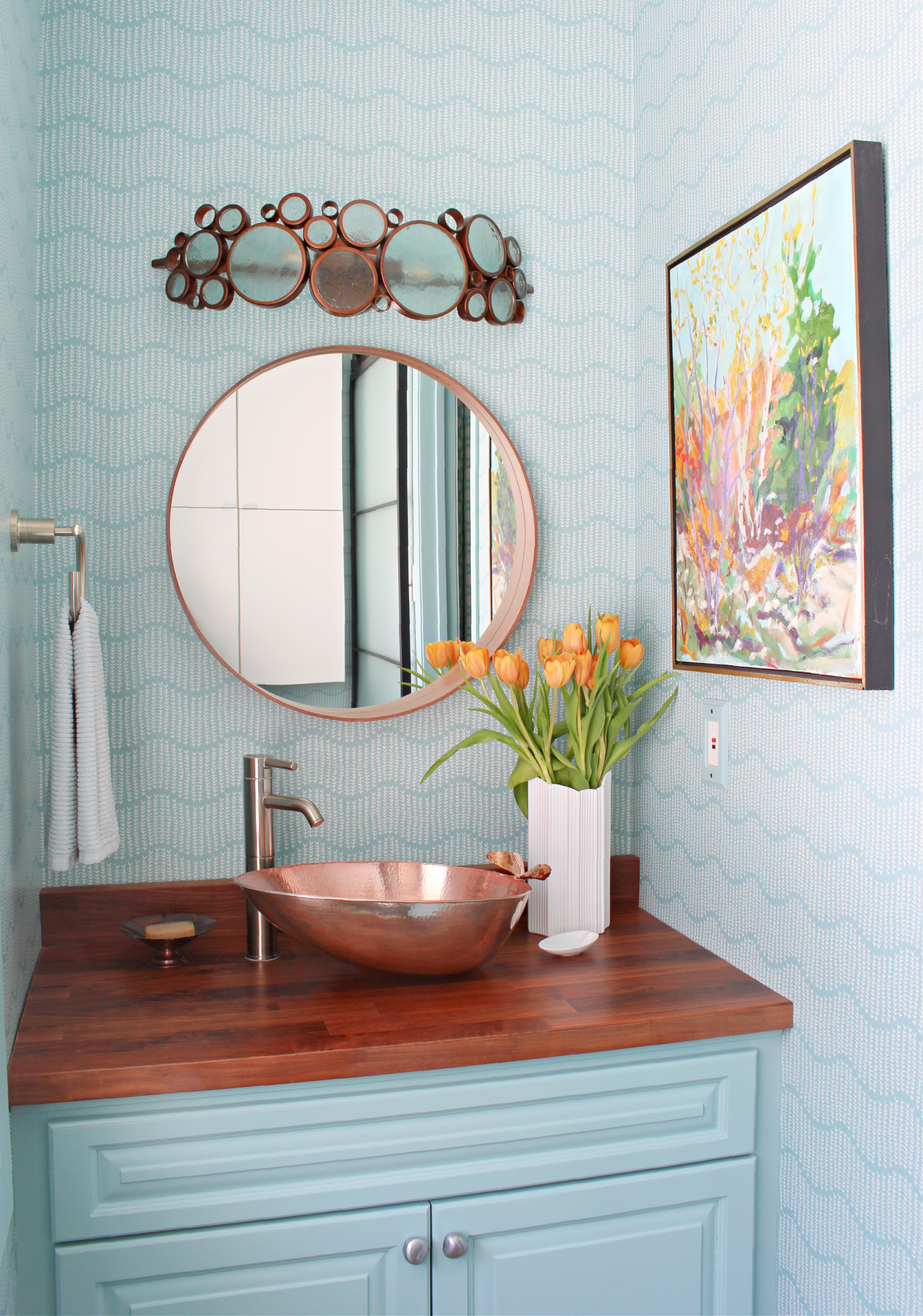 turquoise bathroom design