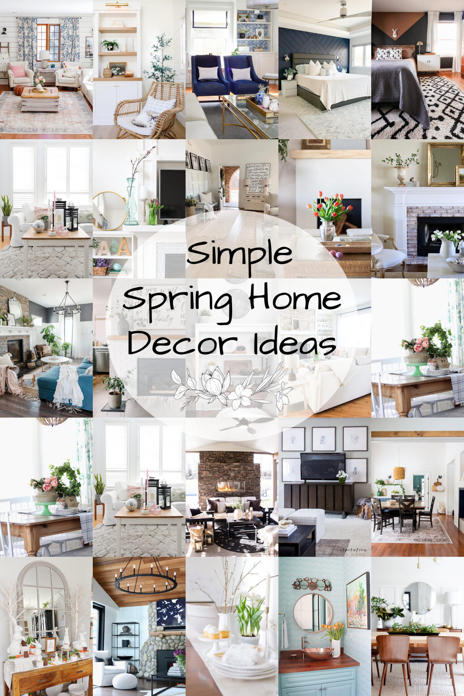 Simple Spring Home Tours 2021
