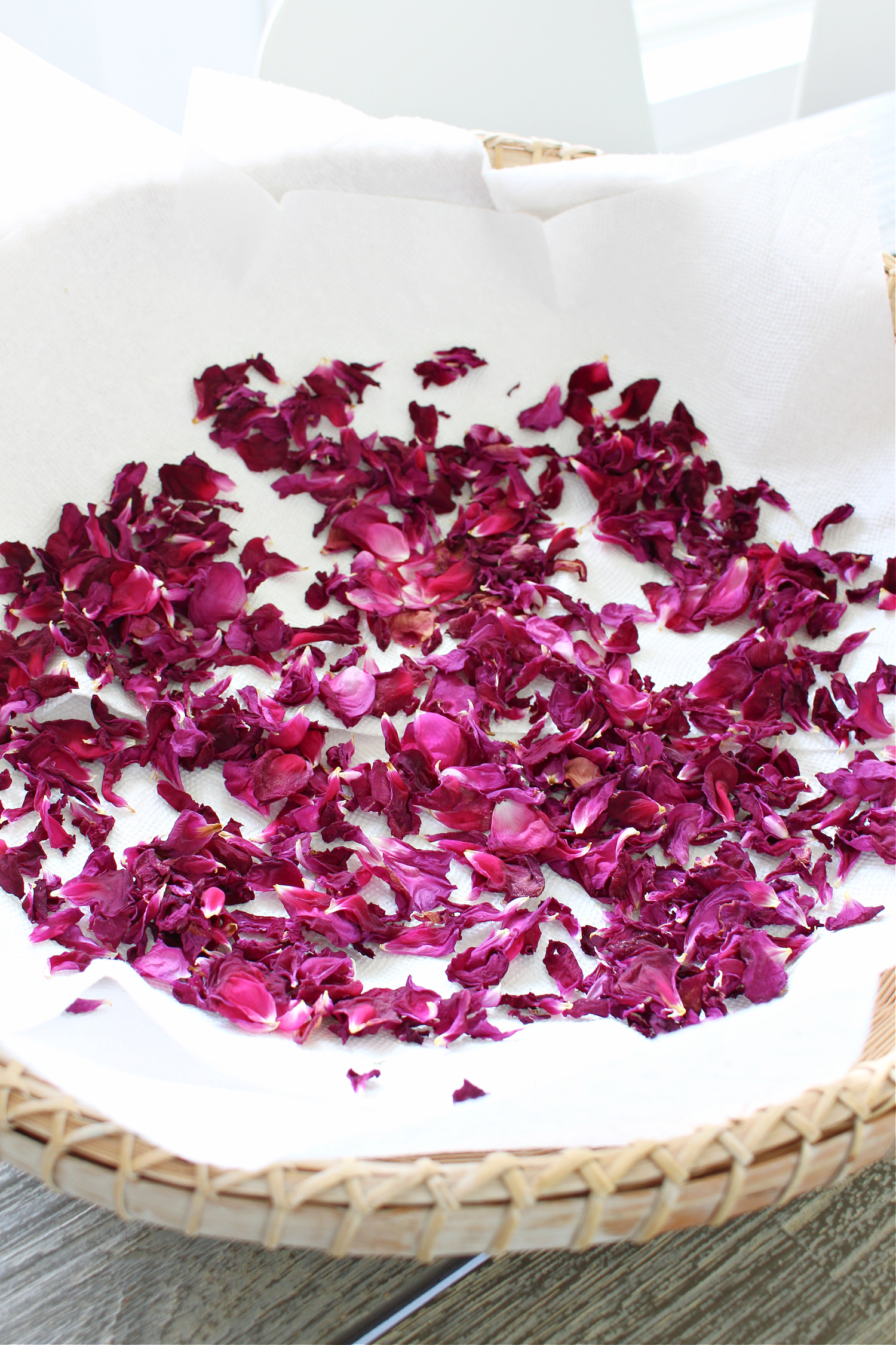 Dried Rose Petal Projects