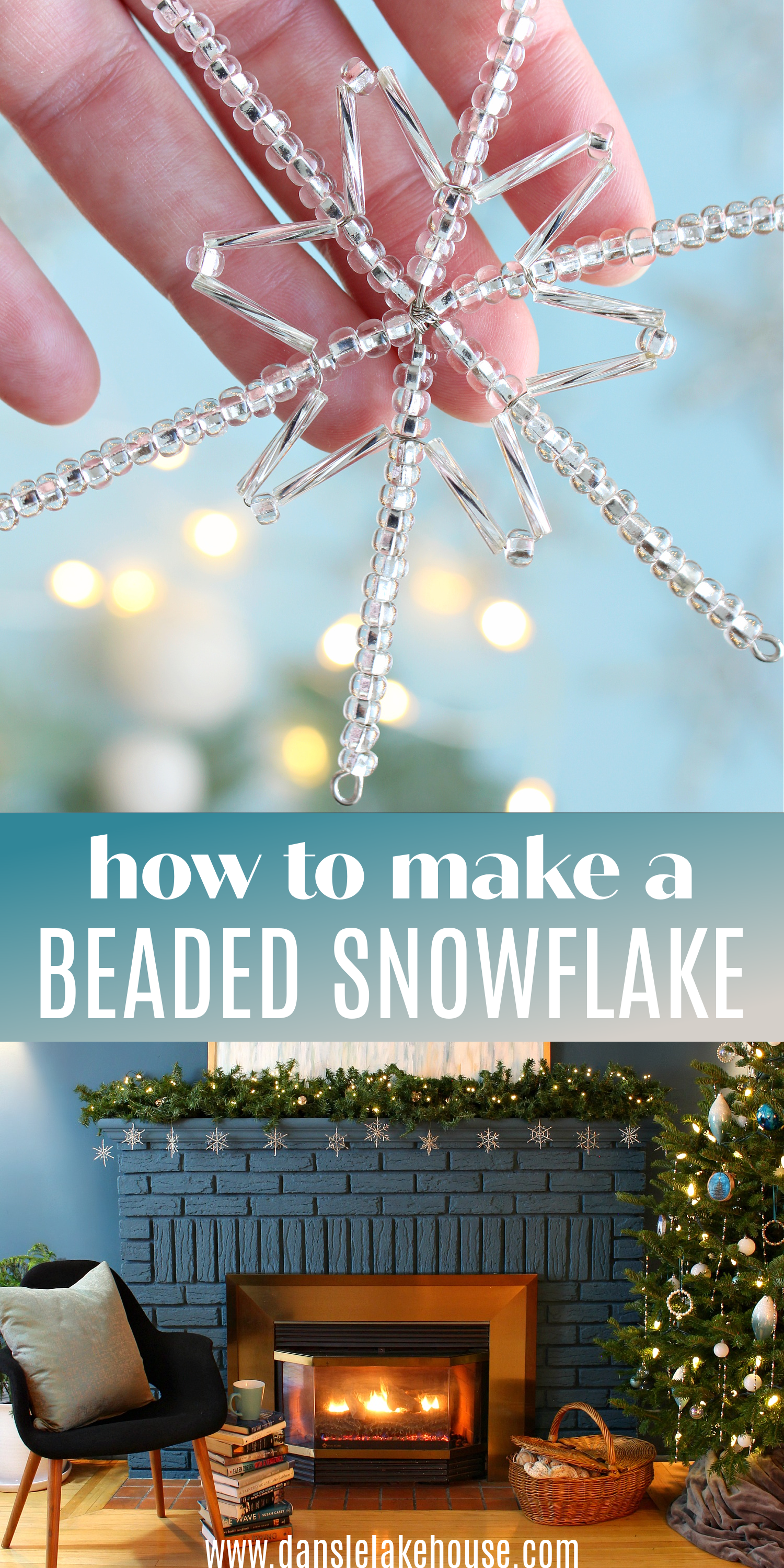 How to Make a Beaded Snowflake