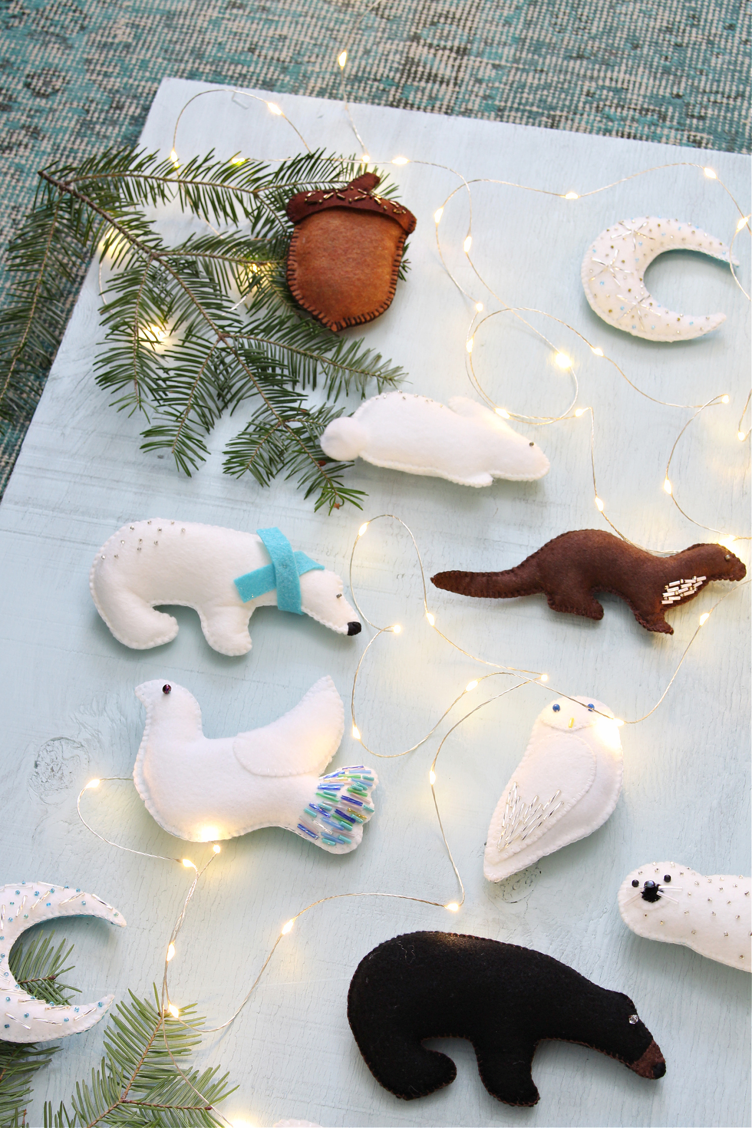 How to Make Felt Animal Ornaments | Dans le Lakehouse How to Make Felt Animal Ornaments | Dans le Lakehouse