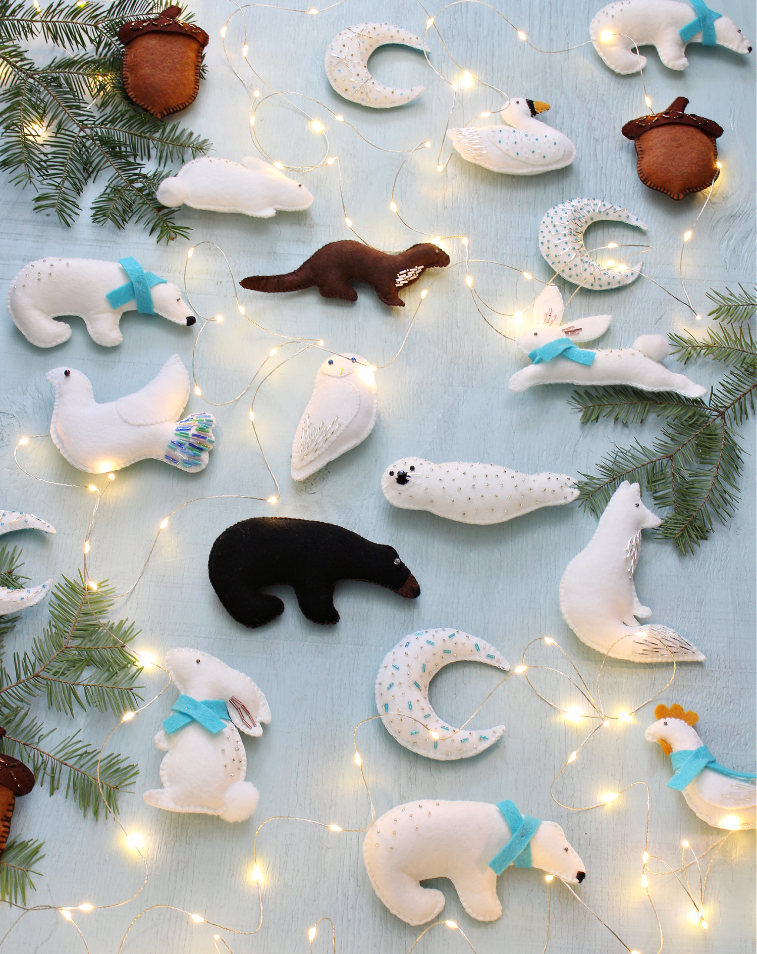 DIY Animal Tree Ornaments