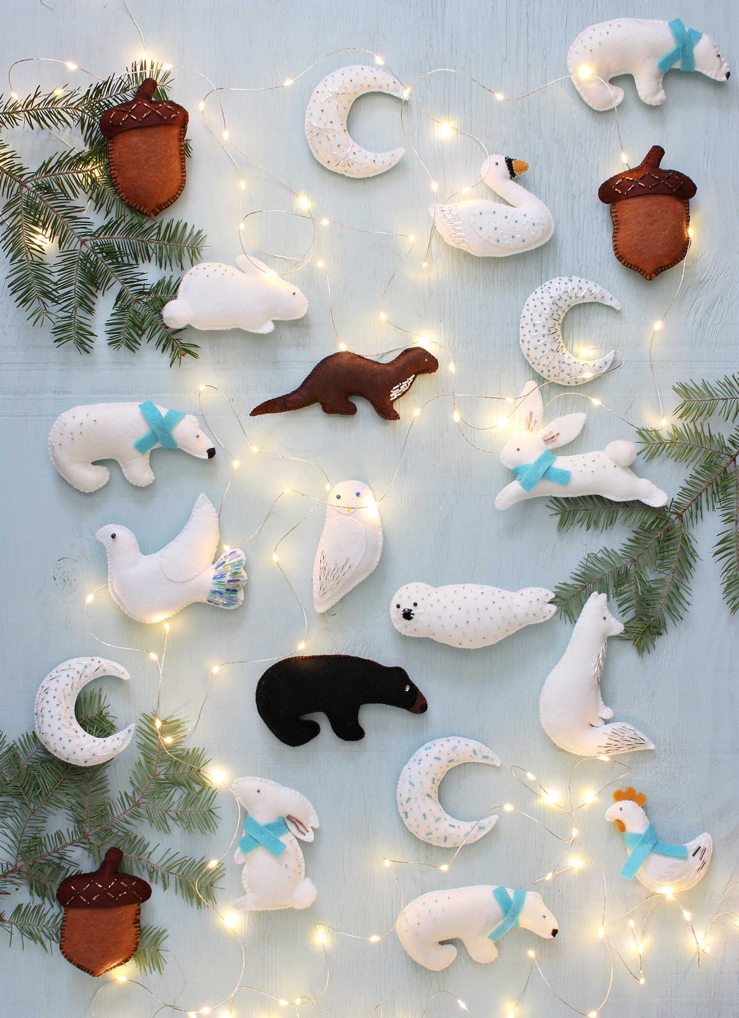 How to Make Felt Animal Ornaments | Dans le Lakehouse How to Make Felt Animal Ornaments | Dans le Lakehouse