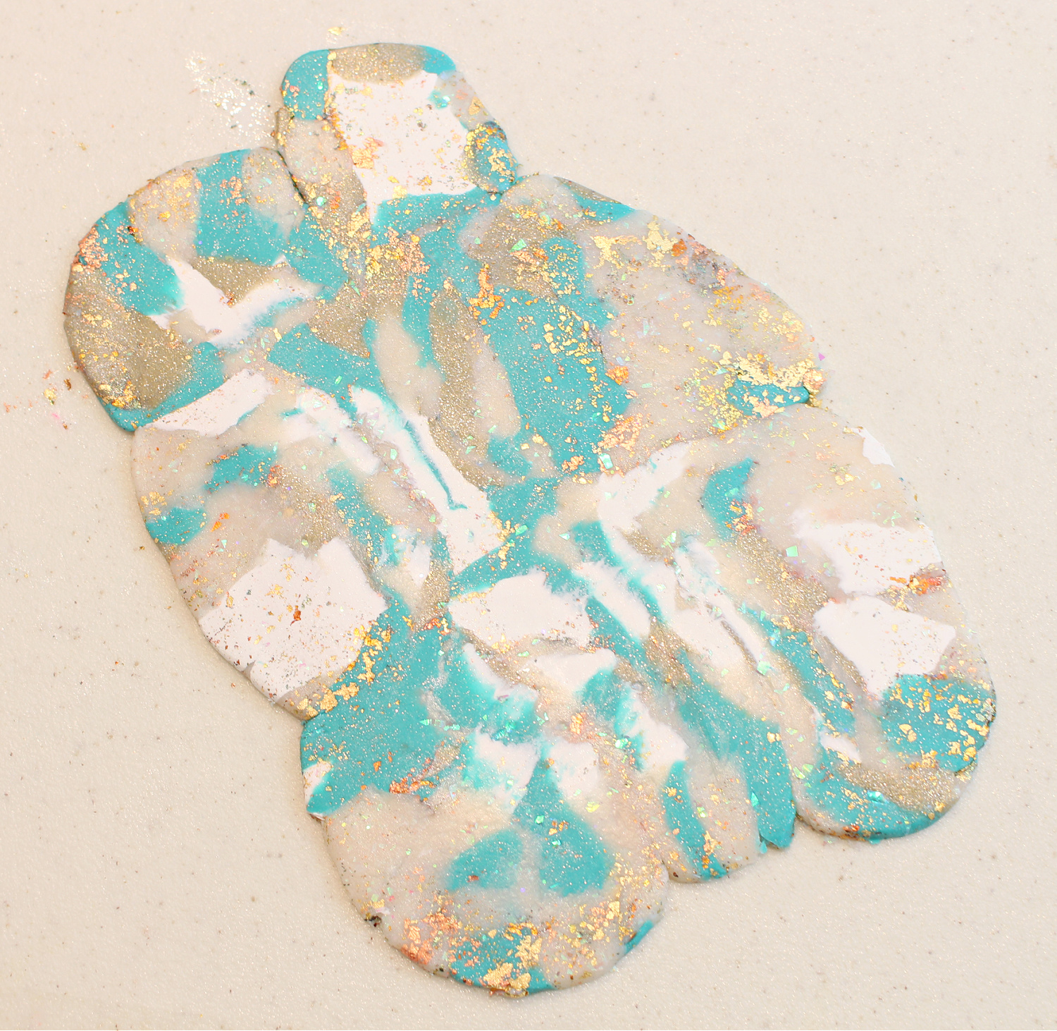 Making Marbled Designs in Sculpey Clay