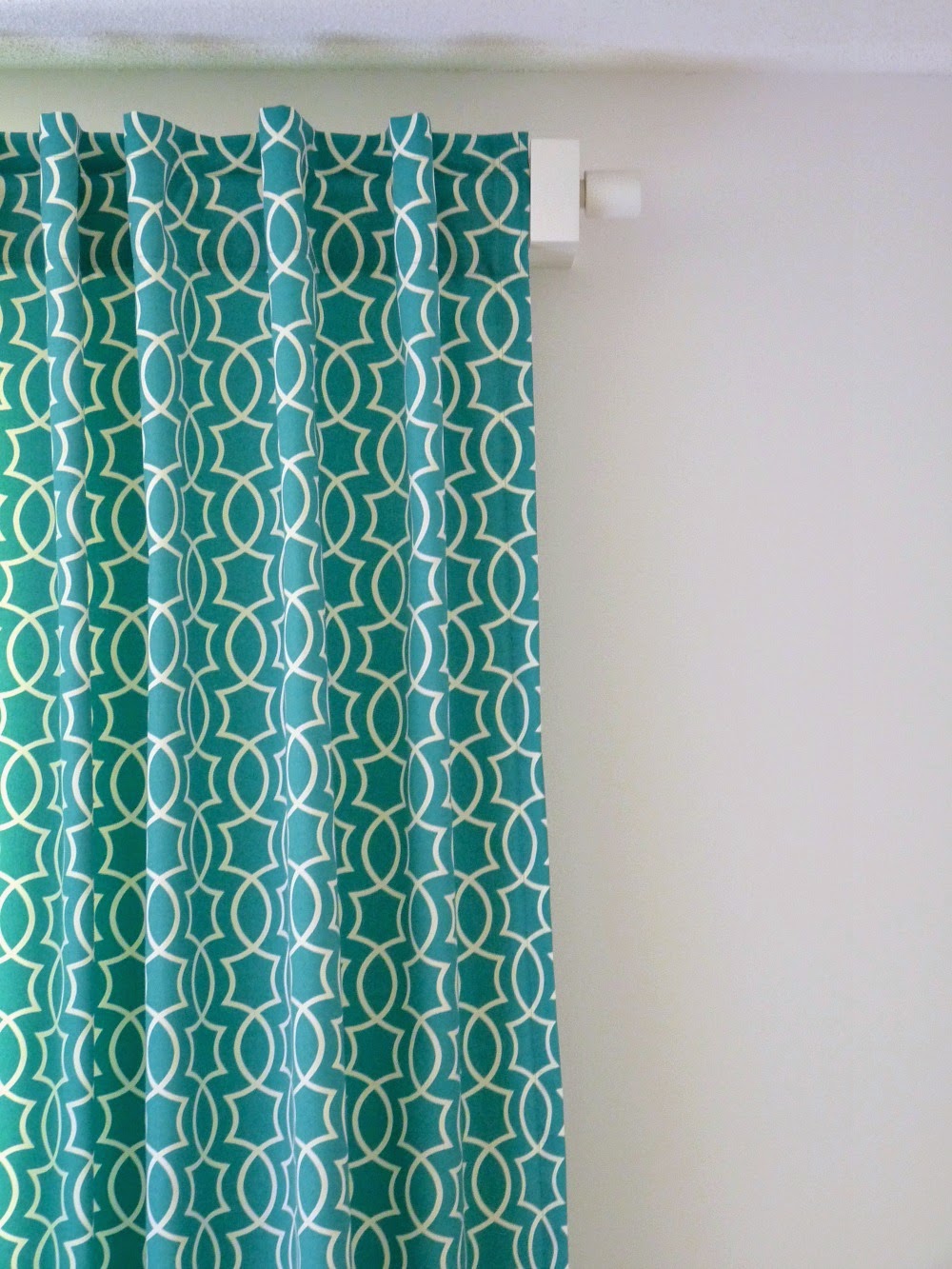 How to Sew Back Tab Curtains