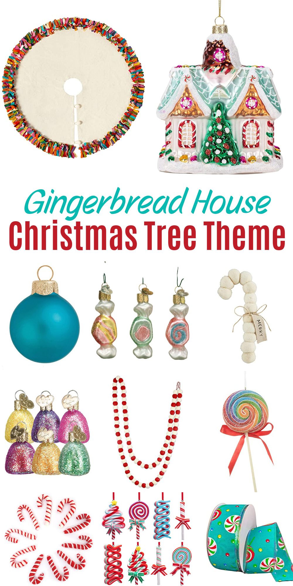Gingerbread House Christmas Tree Theme