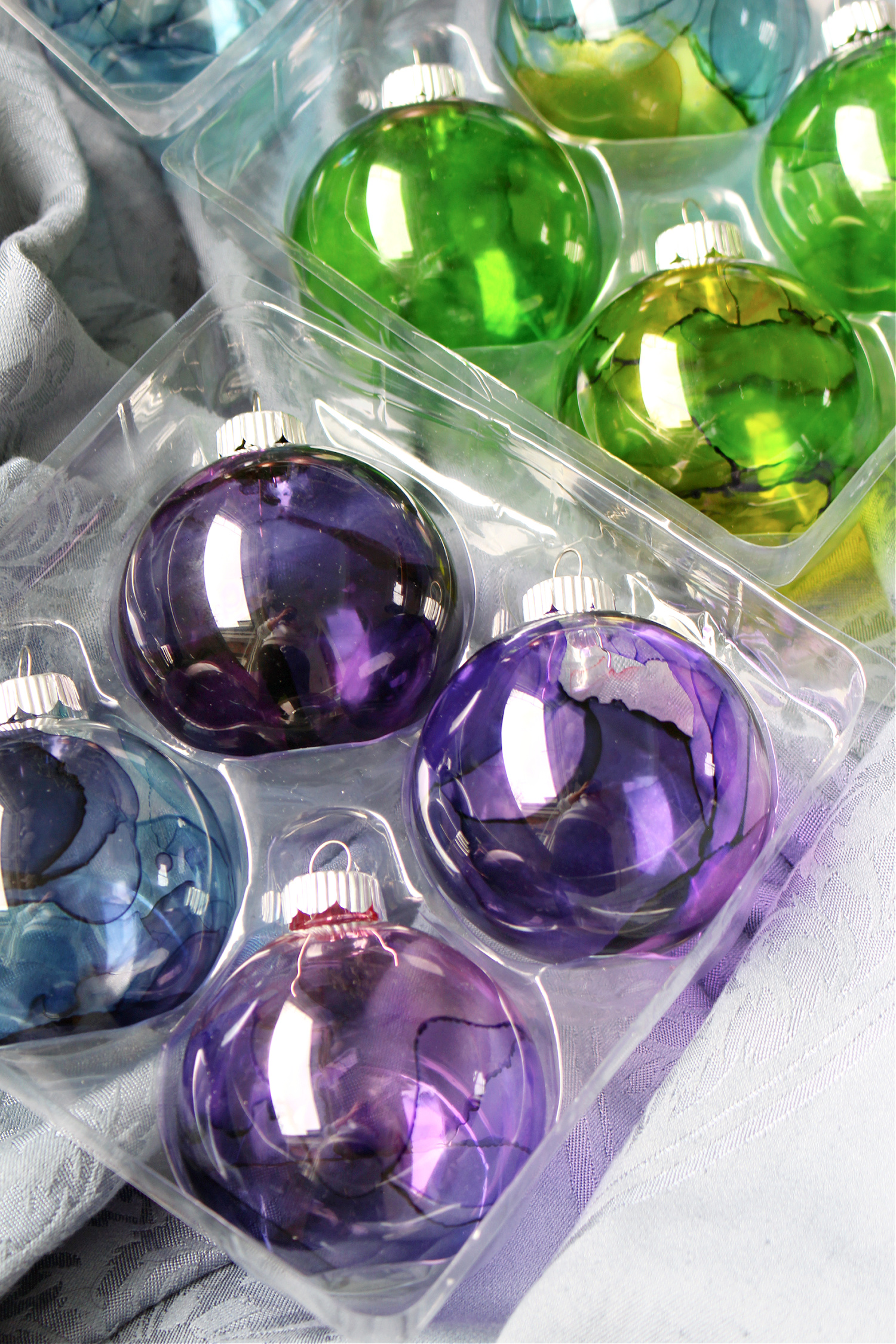 DIY Painted Glass Ornaments