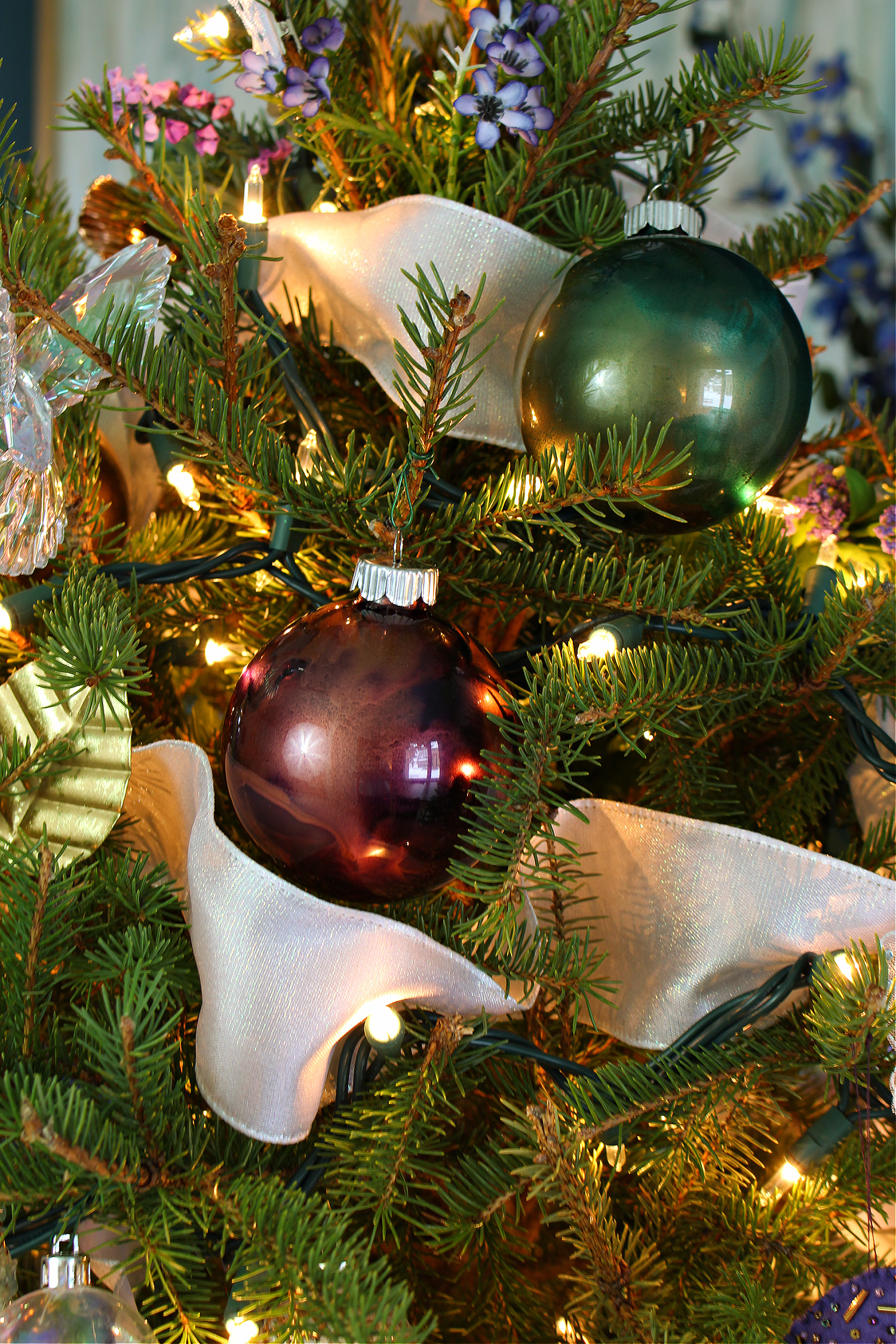 Jewel Toned DIY Ornaments