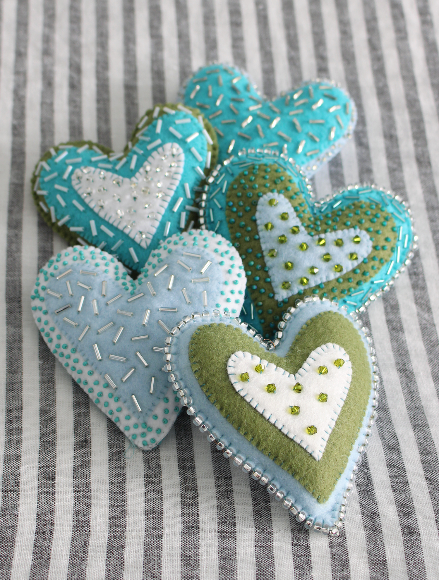 Turquoise Valentine's Day Craft Idea