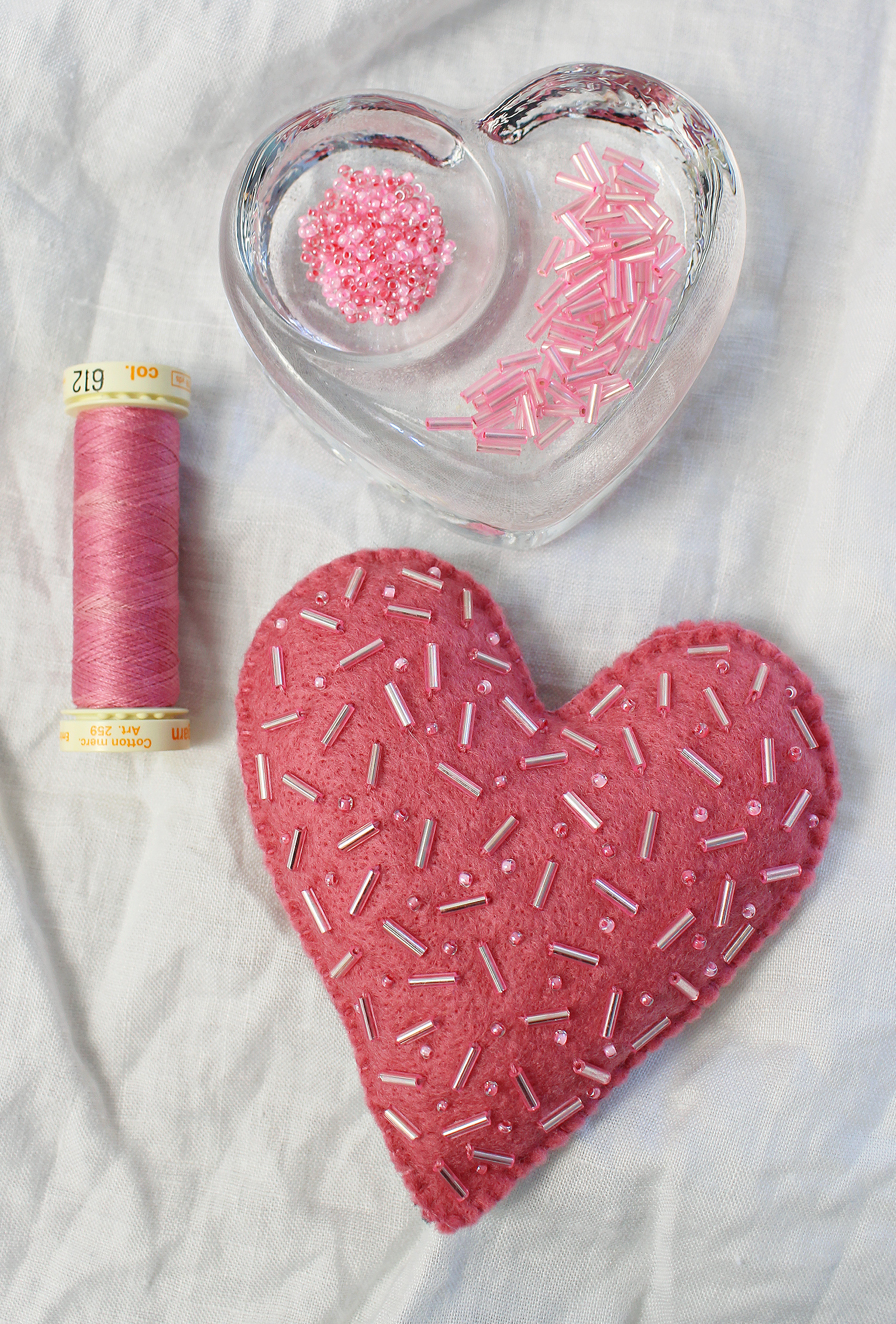DIY Valentine's Day Craft Idea with Felt